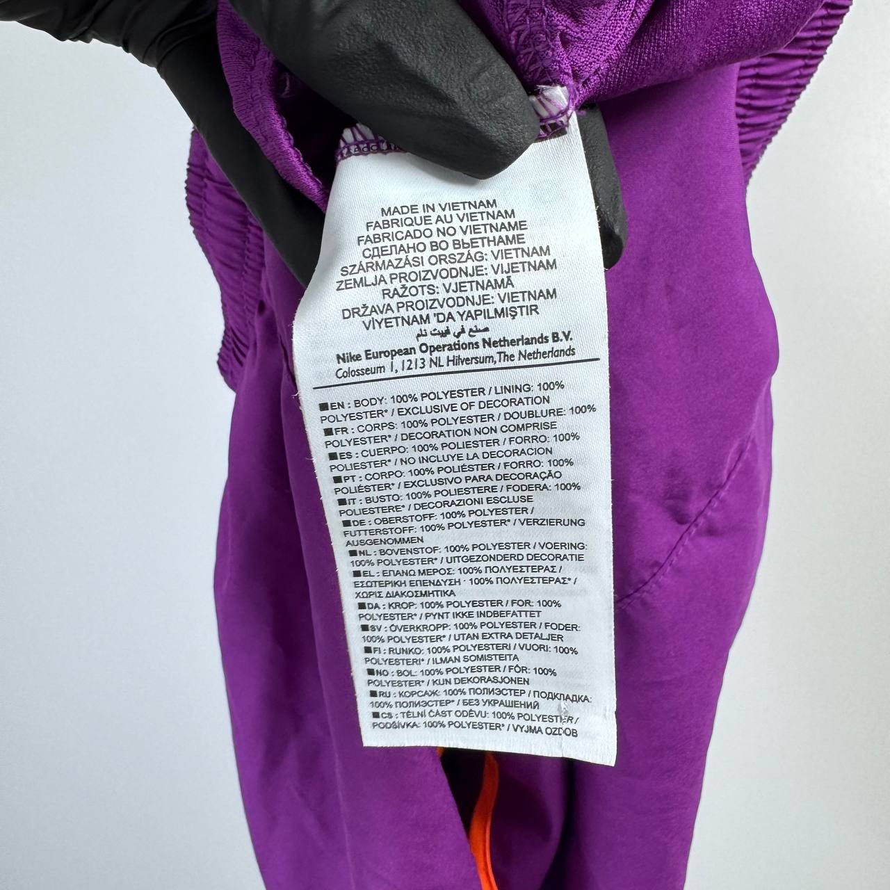 Nike Nike Dri-Fit Running Shorts Womens Purple 455704-505 Size L Size 37" - 5 Thumbnail