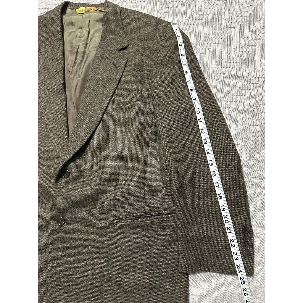 Donna Karan Donna Karan brown tweed cashmere two button blazer size 46R Size 46R - 10 Thumbnail