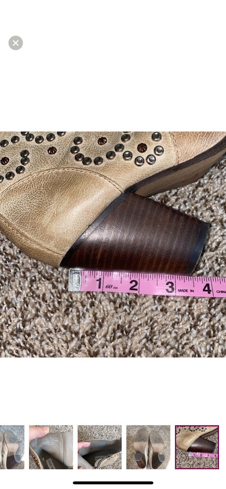 Steve Madden Steve Madden women’s awsum western heel booties size 5 1/2 Size US 5.5 / IT 35.5 - 8 Thumbnail