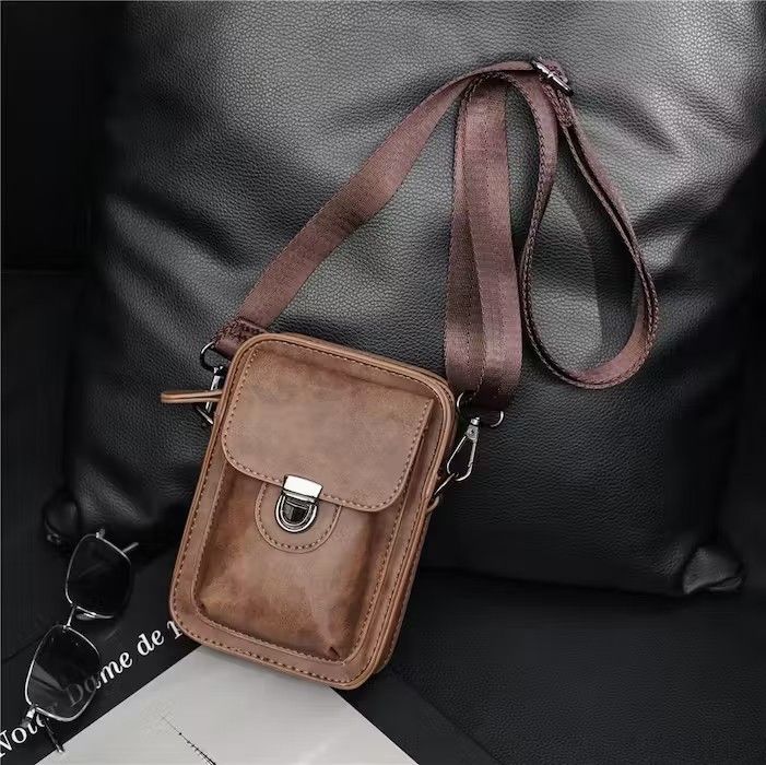 Japanese Brand Mini Crossbody Bag Pu Leather Bah Size ONE SIZE - 2 Thumbnail