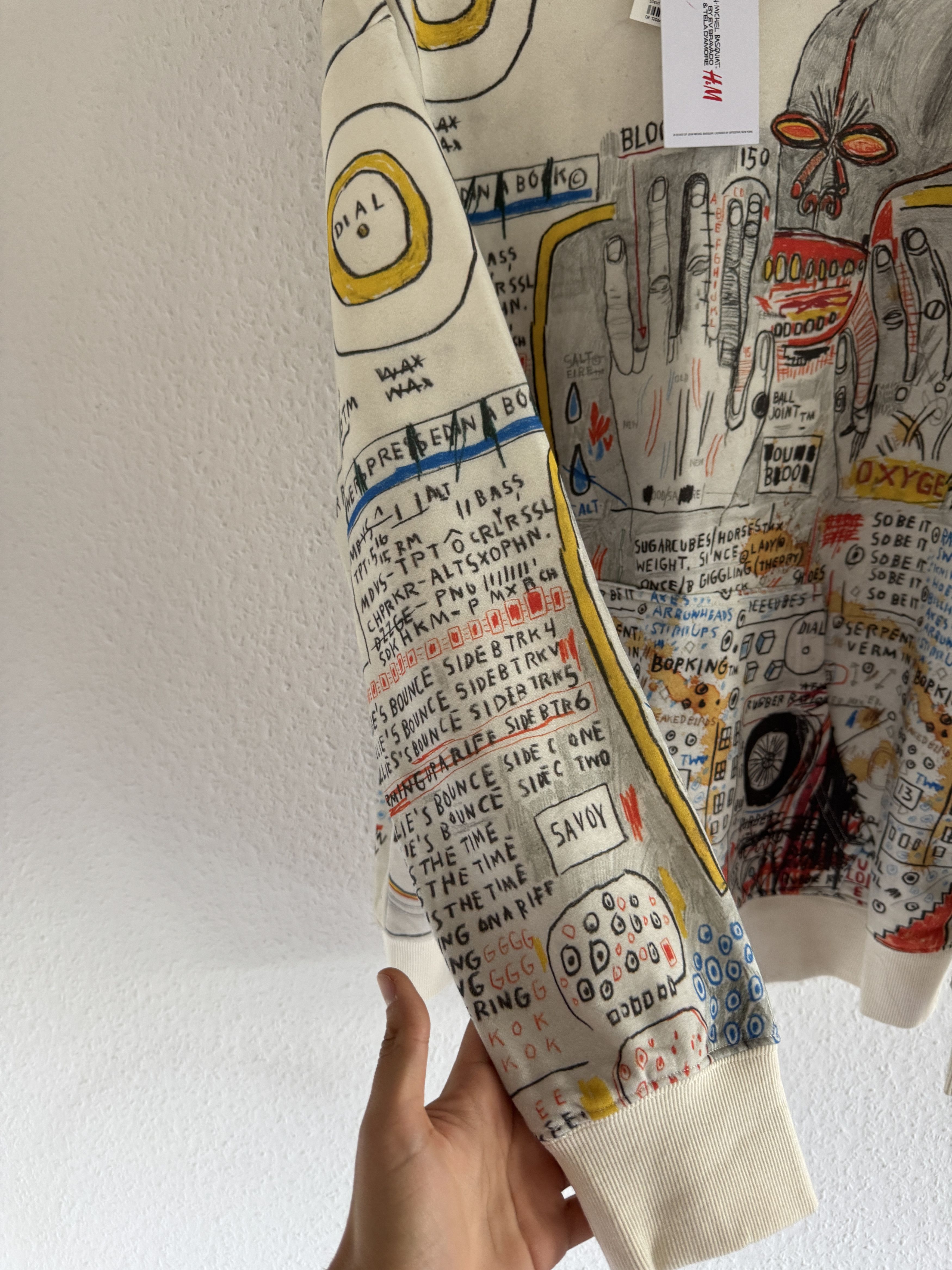 H&M × Jean-Michel Basquiat × Who Decides War Hysteric Graffiti Hoodie Size US XL / EU 56 / 4 - 5 Thumbnail