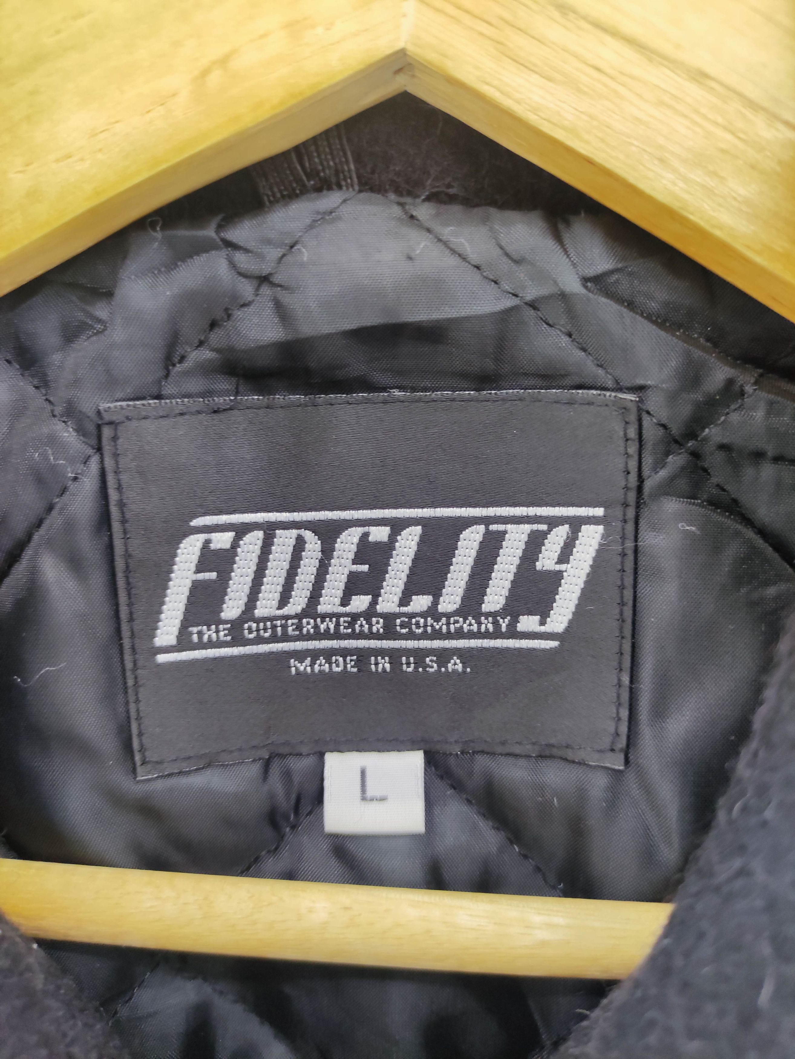 Fidelity Vintage Fidelity Black Wool Zipper Jacket Size US L / EU 52-54 / 3 - 2 Thumbnail