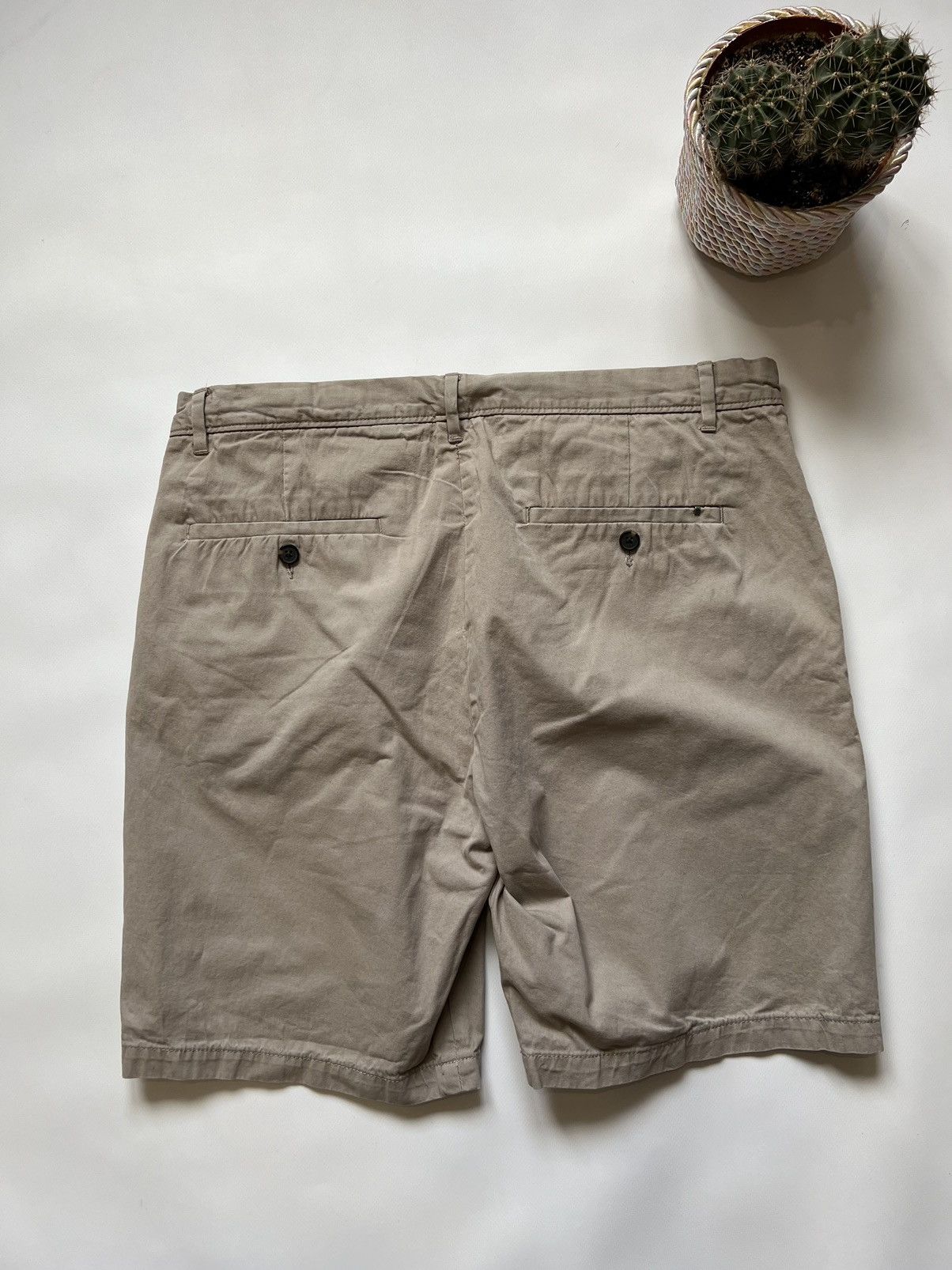 Allsaints Allsaints Beige Classic Shorts Chino Size US 34 / EU 50 - 6 Thumbnail