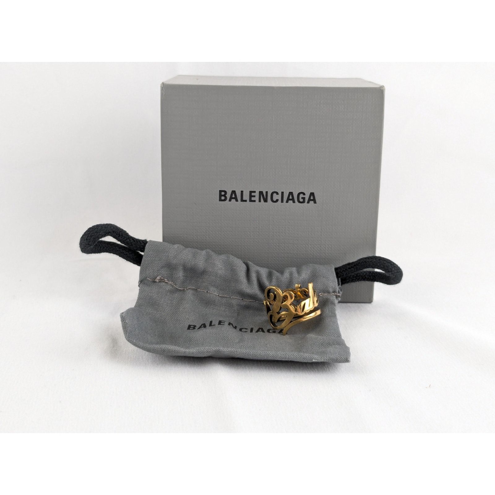 Balenciaga o1rshd1 Size: 54 / Dup / Ring in Golden Size ONE SIZE - 2 Thumbnail