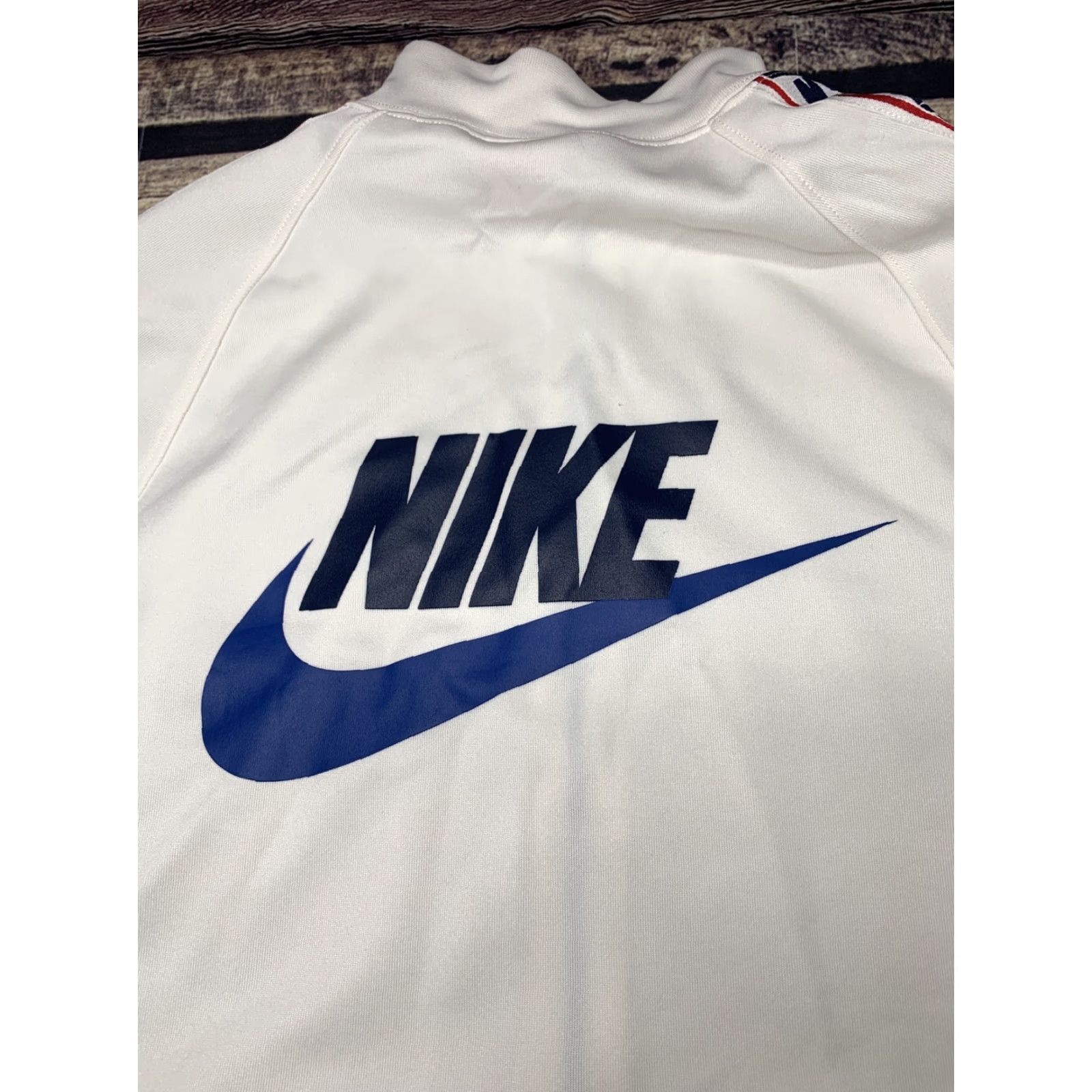 Nike Nike Sportswear Taped Poly Retro Track Jacket Men Small Bone Blue Size US S / EU 44-46 / 1 - 6 Thumbnail