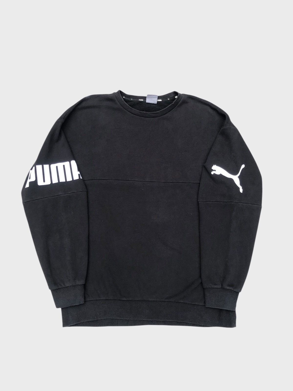 Puma Vintage Puma Big Logo Spellout Oversize Sweatshirt Size US XL / EU 56 / 4 - 1 Thumbnail
