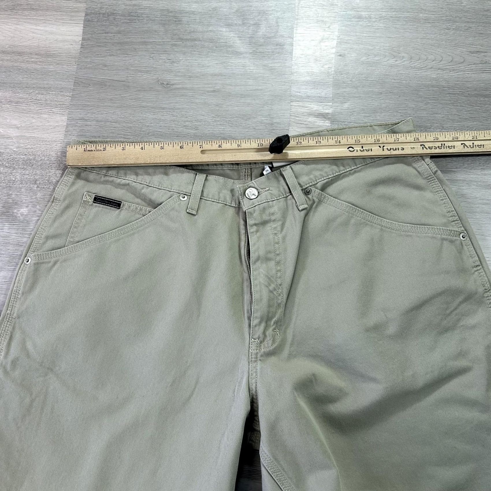 Vintage VINTAGE Calvin Klein Jeans Pants Mens 36x34 Beige Carpenter Workwear Y2K Size US 36 / EU 52 - 7 Thumbnail