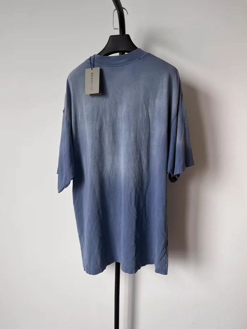 Balenciaga Balenciaga Monogrammed crewneck pullover short sleeve T-sh Size US L / EU 52-54 / 3 - 2 Thumbnail