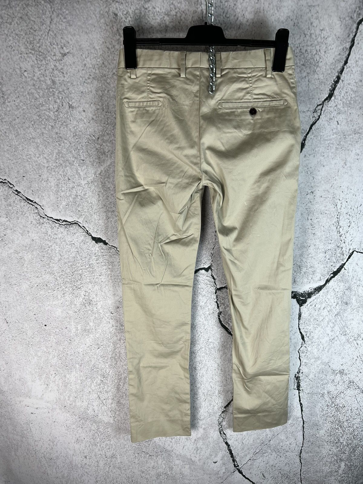 Acne Studios Acne Studios SS14 Max Satin Beige Chino Trousers Pants Size US 30 / EU 46 - 2 Thumbnail