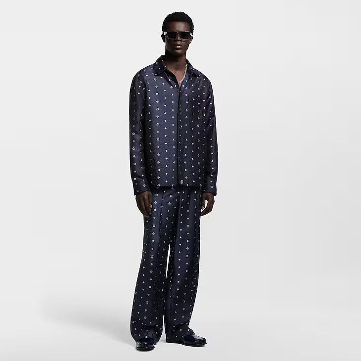 Monogram Silk Pyjama Shirt - 37 S