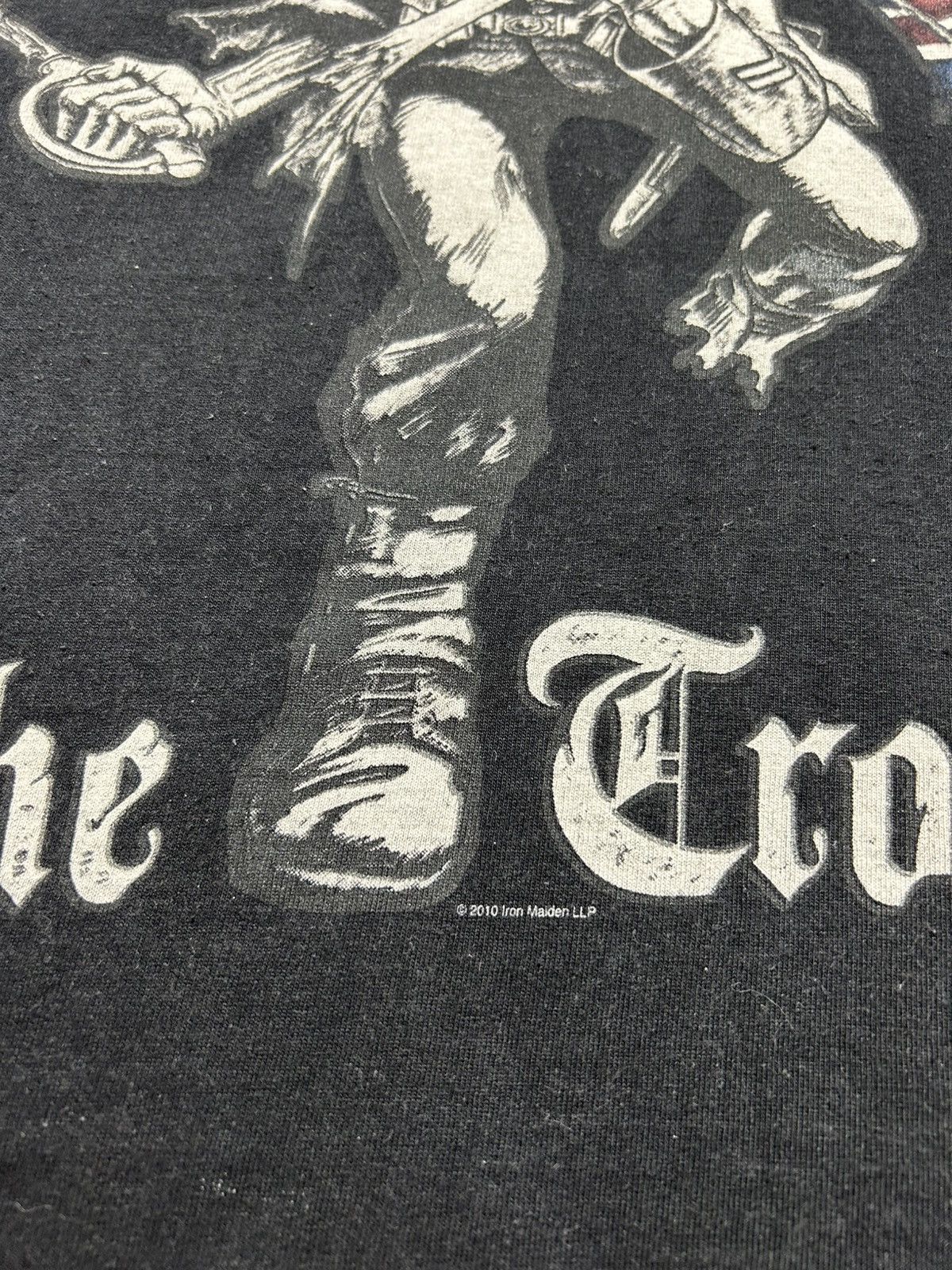 Band Tees Vintage Iron Maiden The Trooper 2010 Band T-Shirt Size US L / EU 52-54 / 3 - 5 Thumbnail