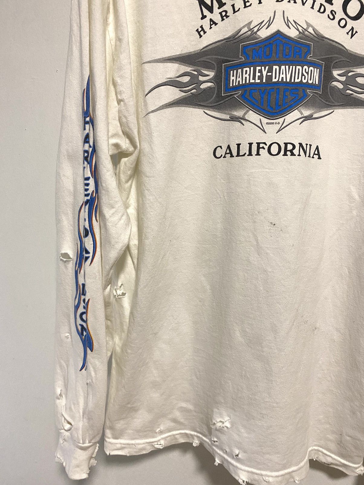 4GSELLER Vintage Y2k 2005 Harley davidson thrashBlue Flame Distressed Size US L / EU 52-54 / 3 - 16 Thumbnail