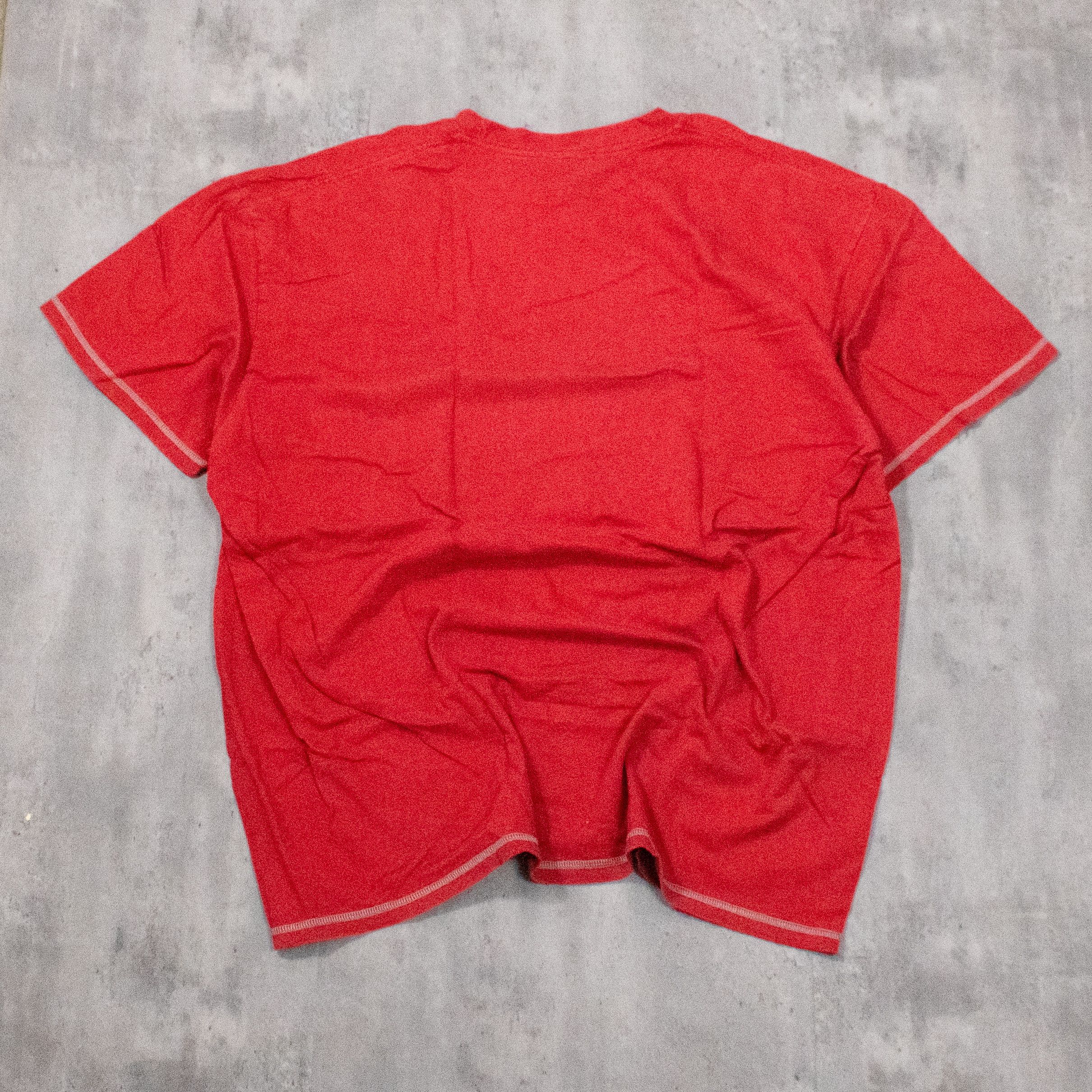 Vintage Y2K 2000’s Nike Center Swoosh Double Stitch Red Tee Size US XXL / EU 58 / 5 - 7 Thumbnail