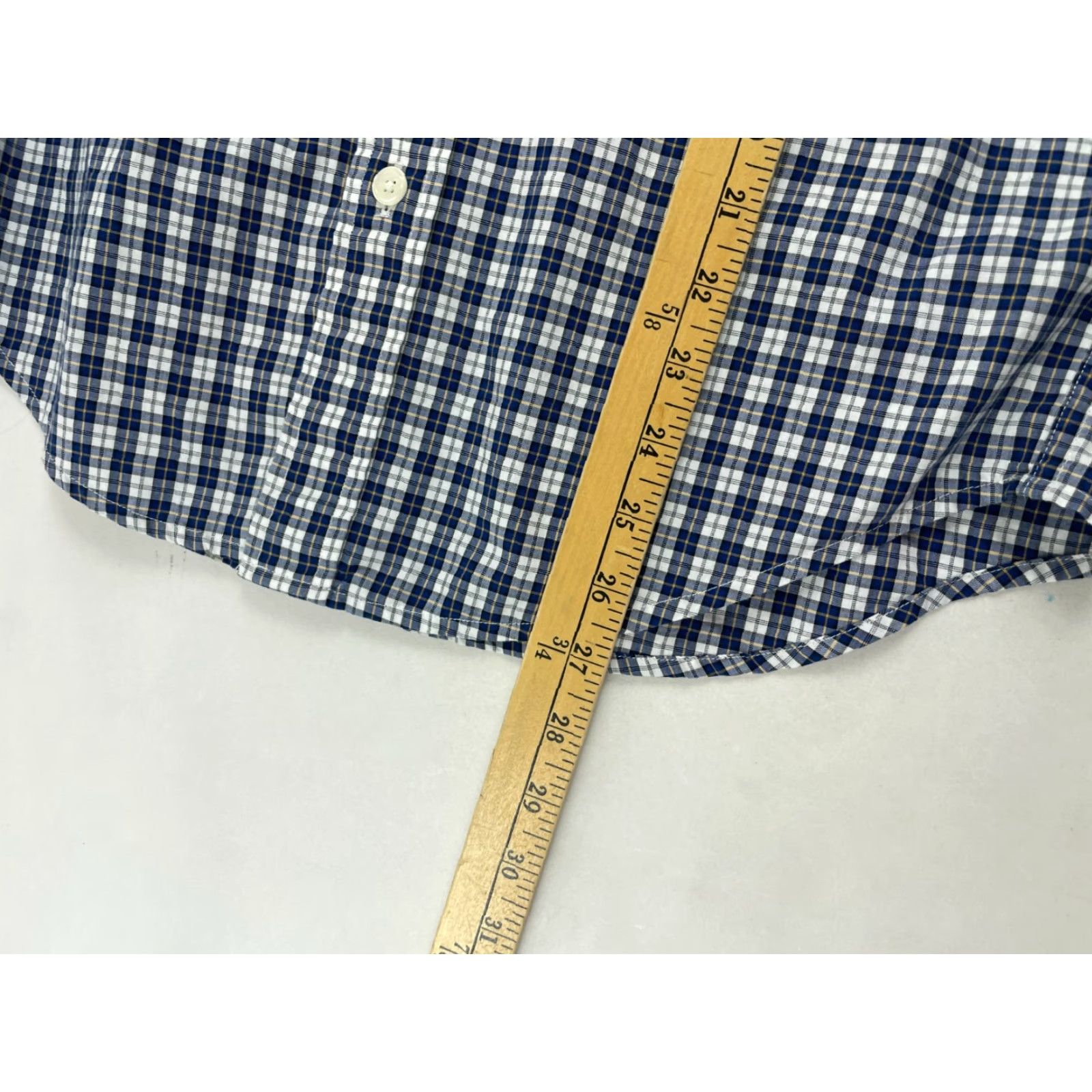 Abercrombie & Fitch Abercrombie & Fitch Shirt Men M Blue White Yellow Plaid Button-Down Tailored Collar Modern Vintage: N/A Size US M / EU 48-50 / 2 - 7 Thumbnail