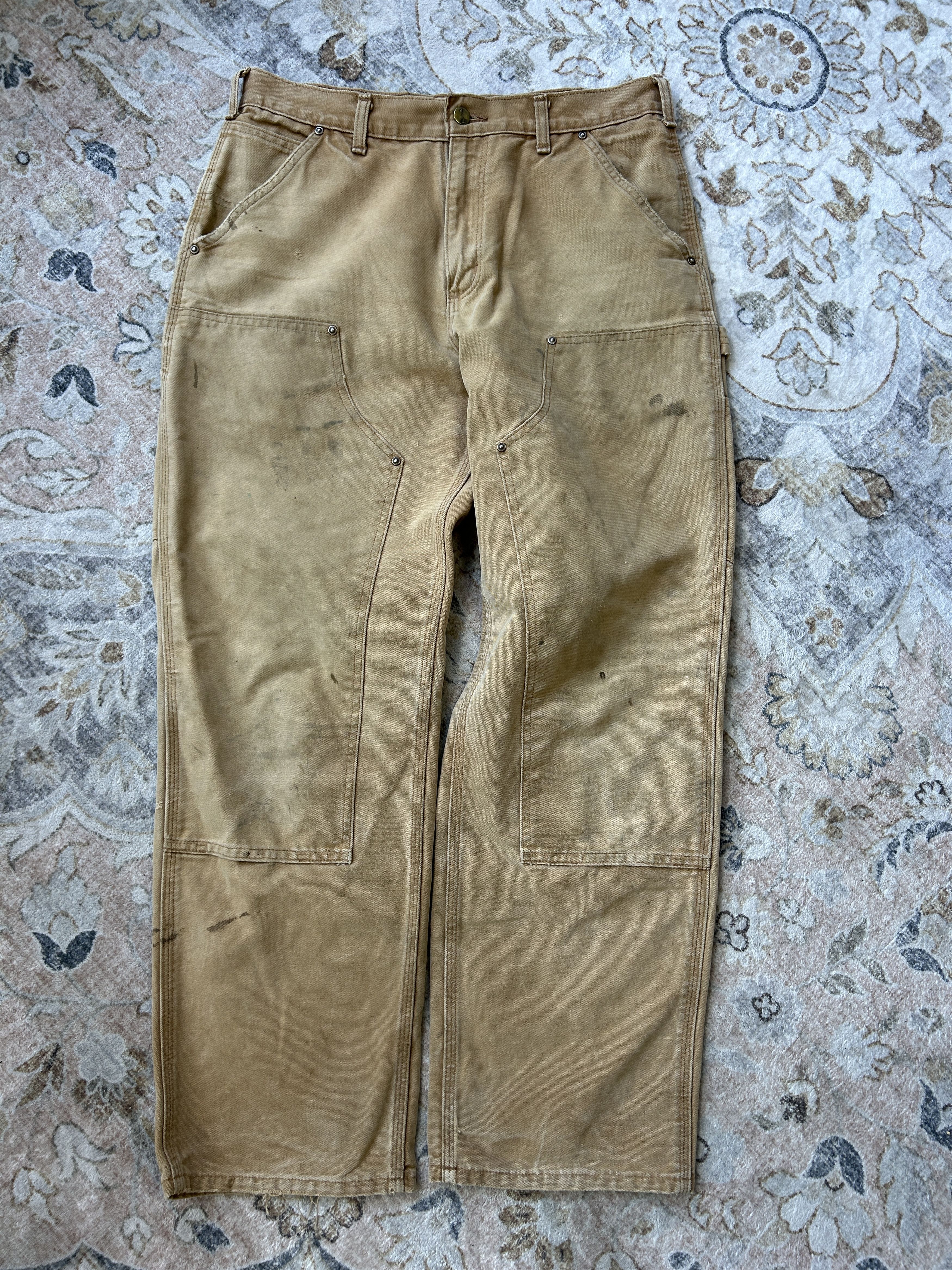 Carhartt Carhartt Canvas Work-Wear Double Knee Loose Fit Pants 32W Size US 32 / EU 48 - 1 Thumbnail