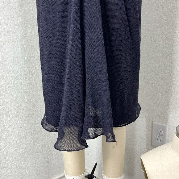 Roland Mouret Roland Mouret Draped Belted Pleated Midi Ruffle Hem Dress Size M / US 6-8 / IT 42-44 - 8 Thumbnail