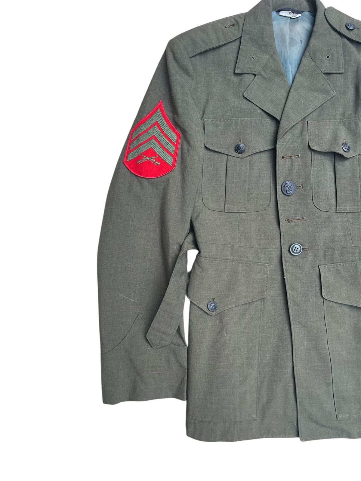 Vintage True Vintage 60s USMC Wool Service Jacket - Vietnam War Era Size US S / EU 44-46 / 1 - 5 Thumbnail