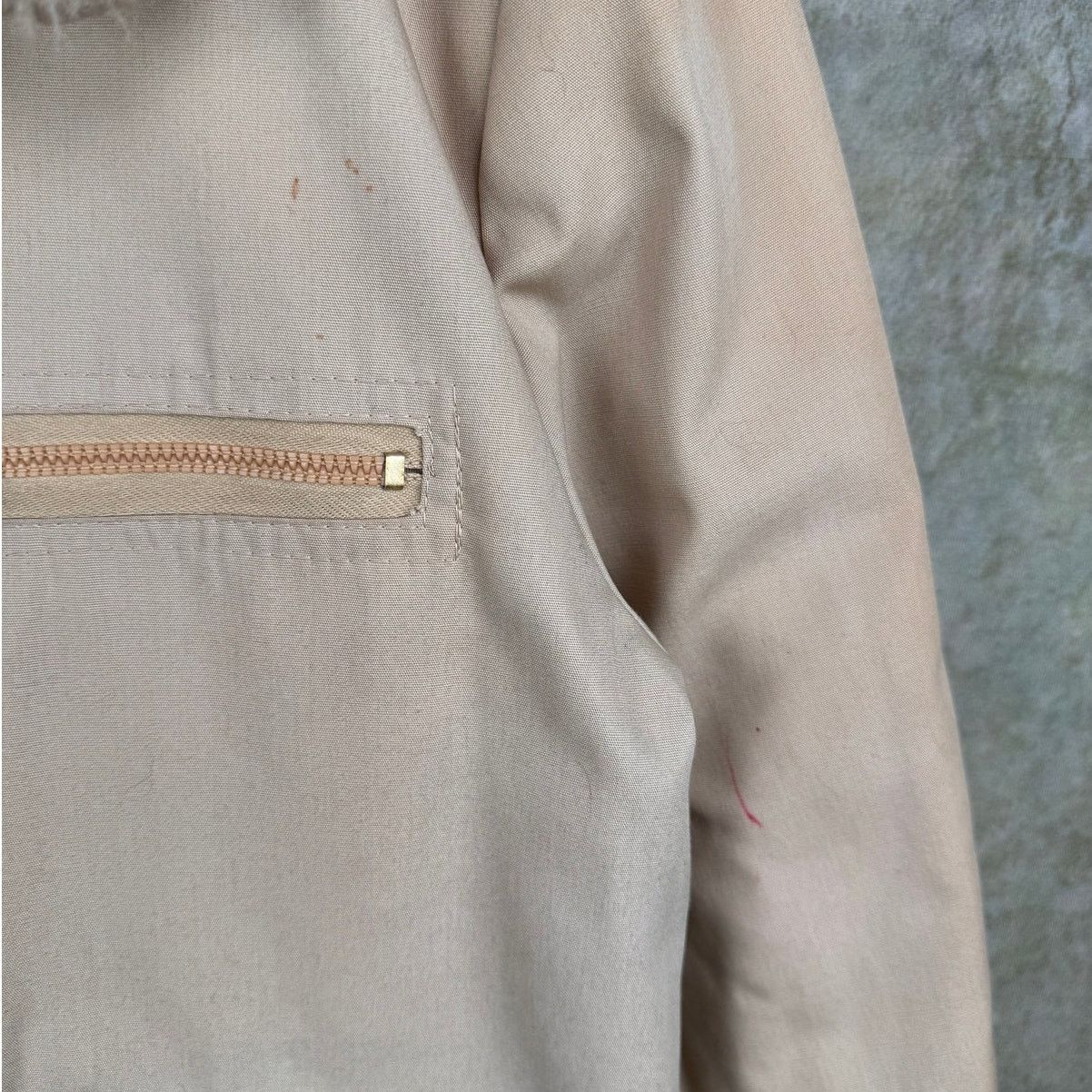 Vintage VTG 70s Pilots Jacket Sz L Beige Tan Faux Fur Full Zip Size US L / EU 52-54 / 3 - 10 Thumbnail