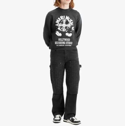 Amiri o1h1sh10525 Recording Studio Sweatshirt in Black Size US S / EU 44-46 / 1 - 3 Thumbnail
