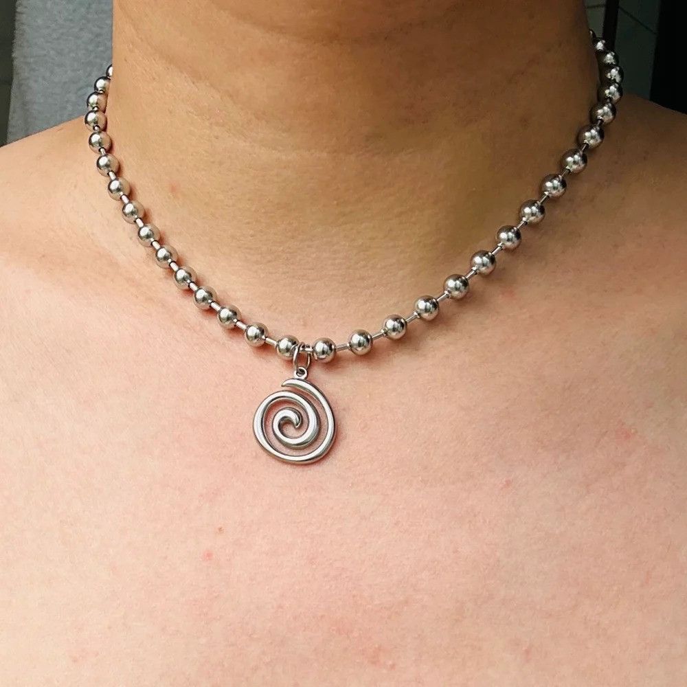 Vintage Y2K Stainless Steel Beads Chain Size ONE SIZE - 2 Thumbnail