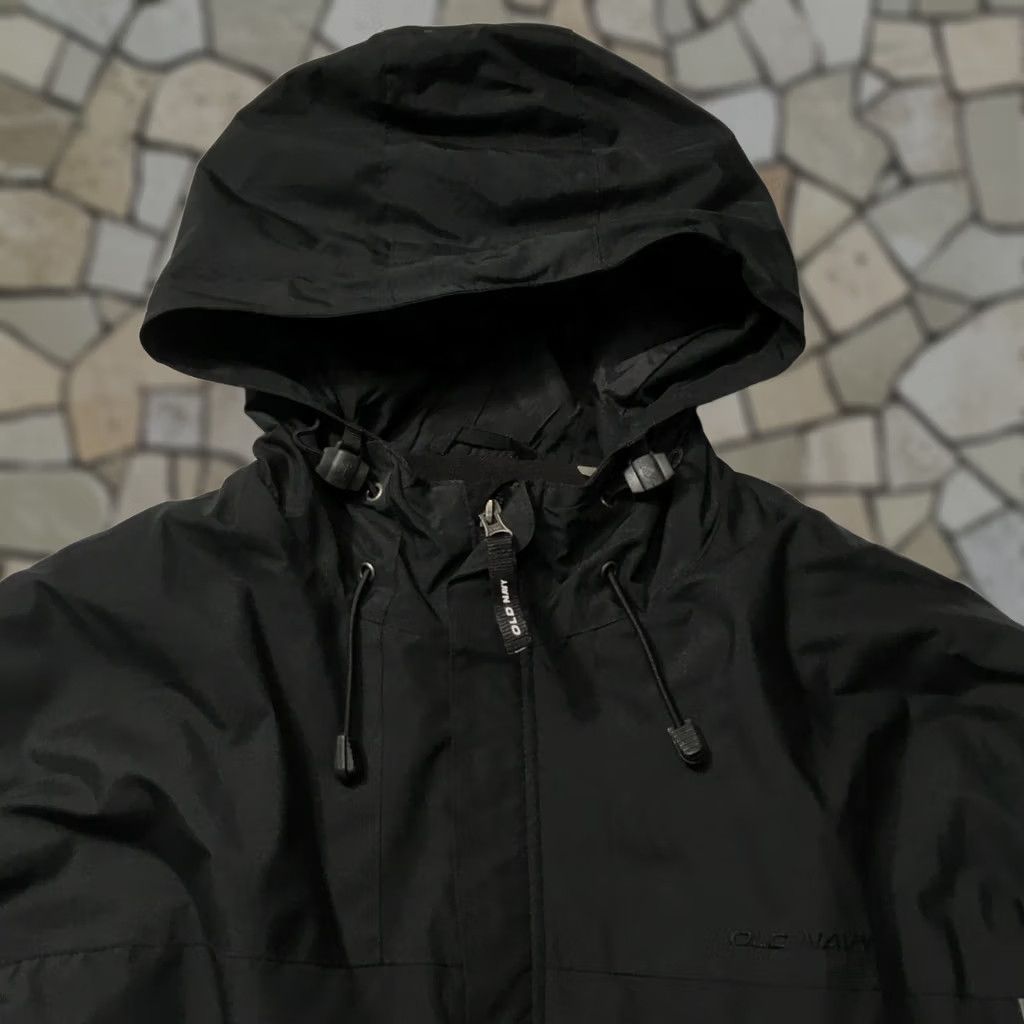 Old Navy VINTAGE Old Navy Jacket Mens LARGE GRAY BLACK PUFFER Shell Fleece llined Size US L / EU 52-54 / 3 - 1 Thumbnail