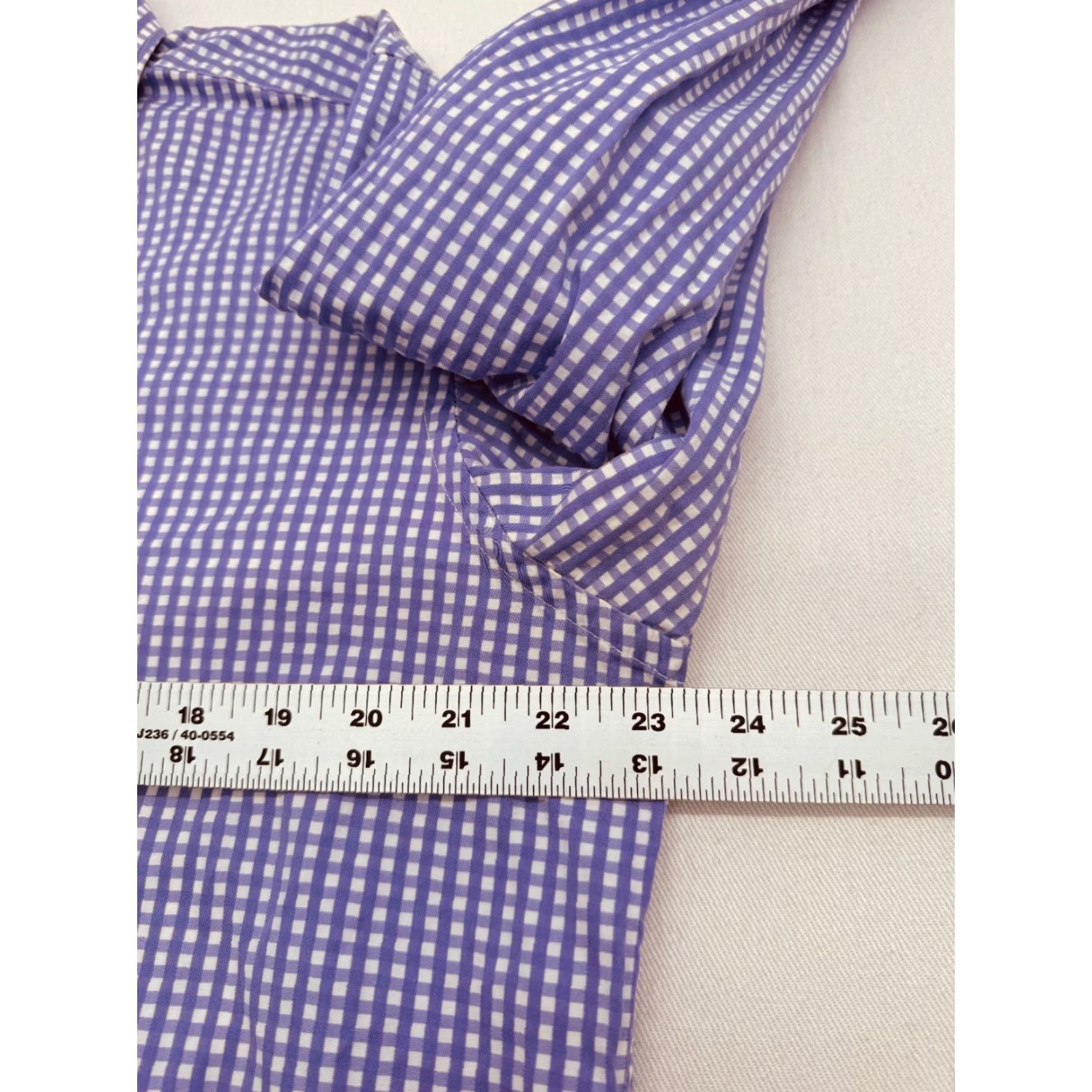 BUGATCHI BUGATCHI Long Sleeve Button Up Mens Large Check Shirt Cotton 2576 Size US L / EU 52-54 / 3 - 7 Thumbnail