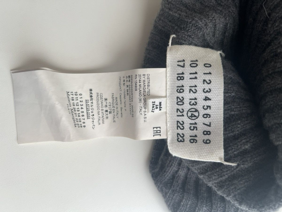 Maison Margiela NO MORE DROPS Maison Margiela Gray Beanie Size ONE SIZE - 4 Thumbnail