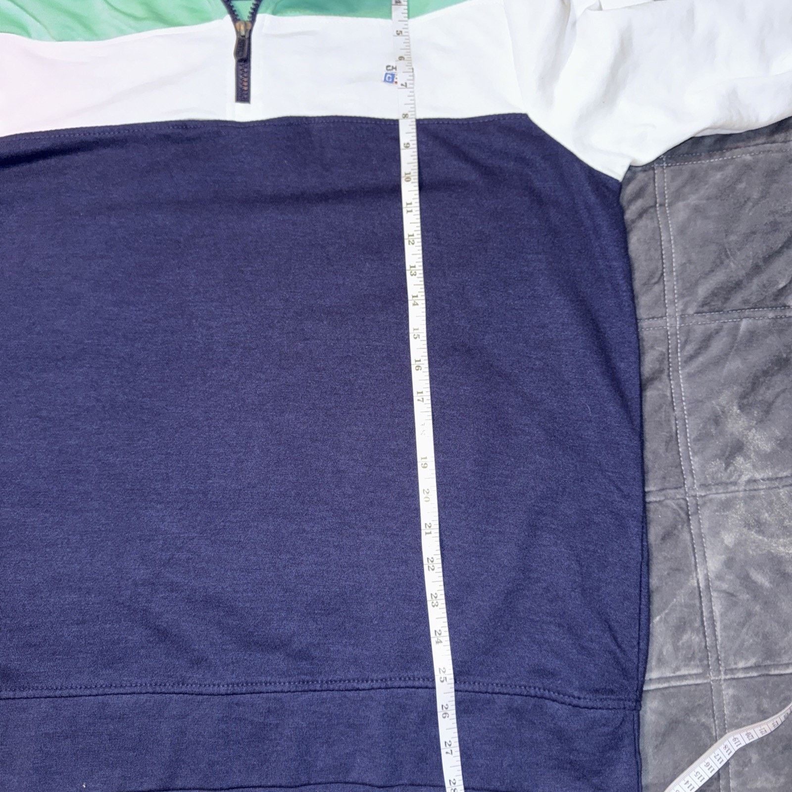Chaps Chaps Color Block Fleece 1/4 Zip Sweatshirt XL Coastal Y2K Size US XL / EU 56 / 4 - 8 Thumbnail