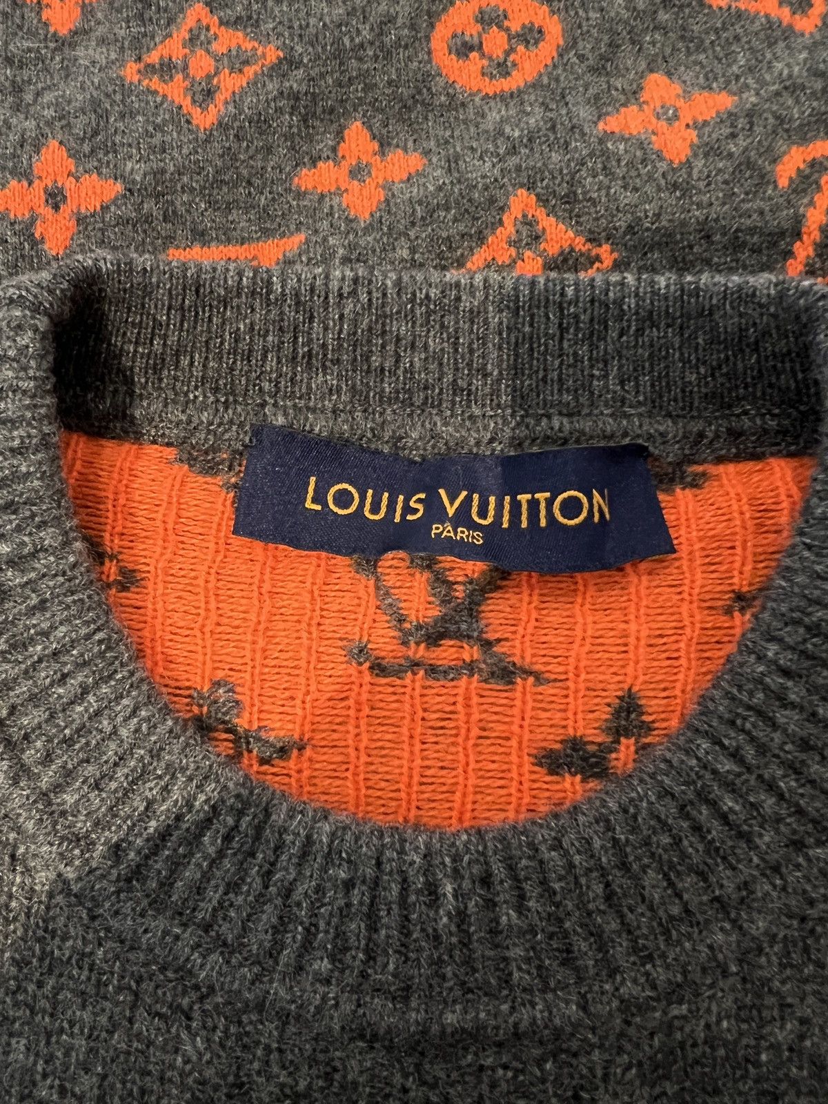Monogram cashmere sweater deals