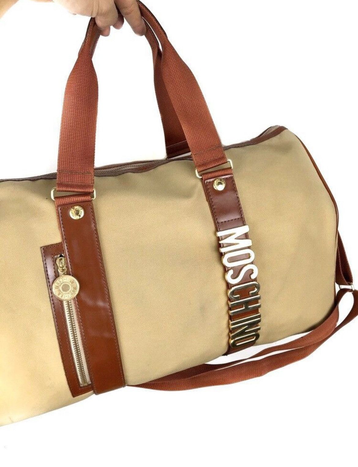 Moschino × Vintage MOSCHINO Japan Archive Duffle – Maruem Licensed Bold Logo Size ONE SIZE - 1 Thumbnail
