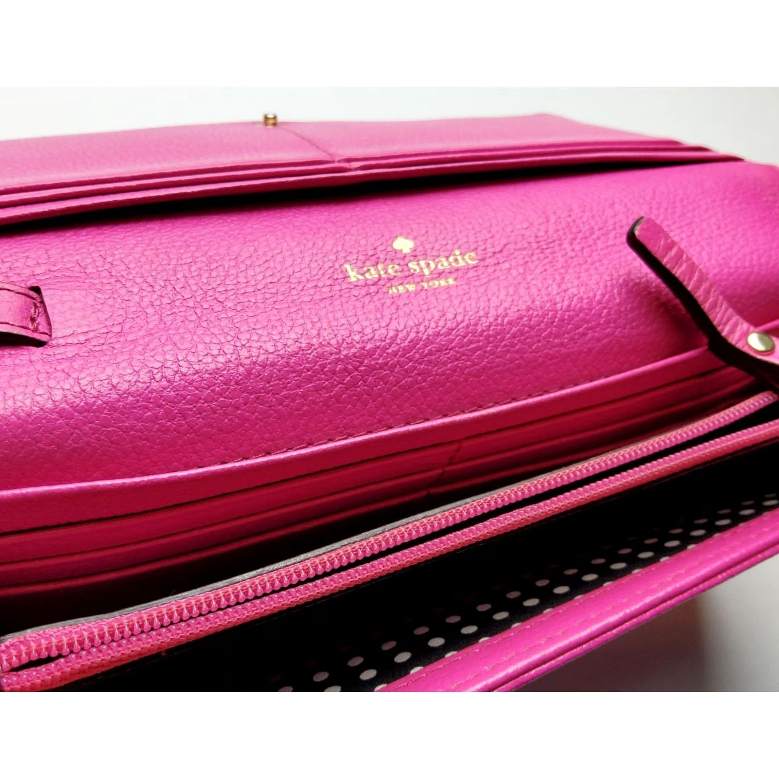 Vintage Kate Spade Villabella Ave Mara Wristlet Wallet Pink Large Womens Size ONE SIZE - 7 Thumbnail