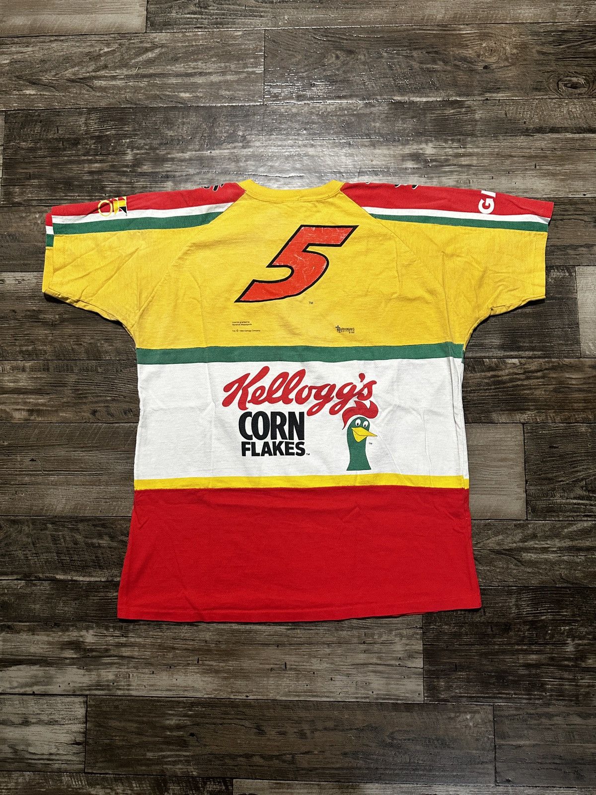 NASCAR 1996 Kellogg's Corn Flakes Racing Tee Size US XL / EU 56 / 4 - 3 Thumbnail