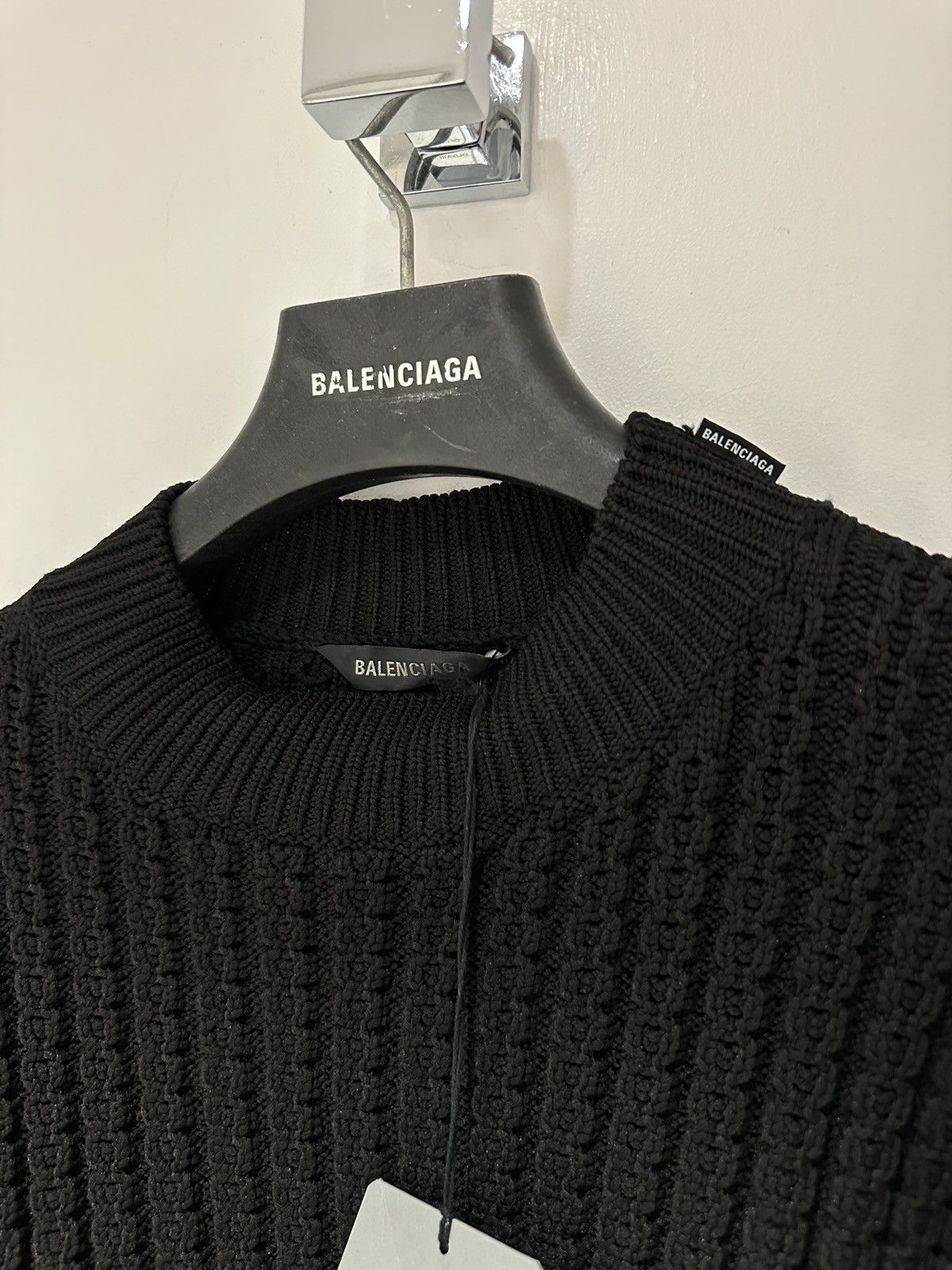 Balenciaga Balenciaga Knit Sweater Black Size US XS / EU 42 / 0 - 2 Thumbnail