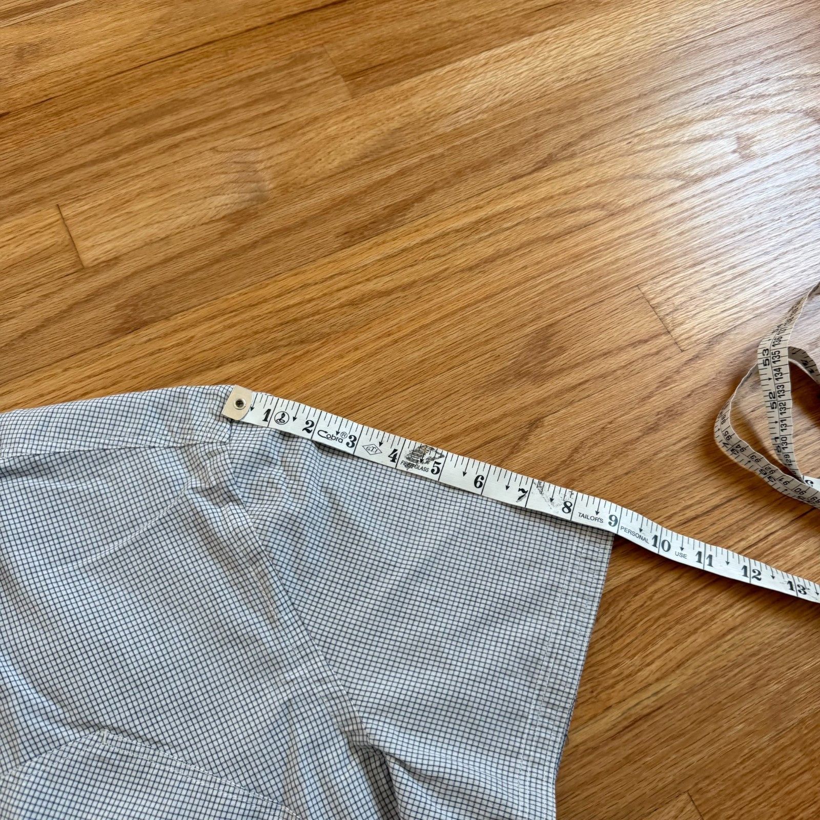 Billy Reid Billy Reid Selvedge Check Pattern S/S Button Up Shirt Size US S / EU 44-46 / 1 - 3 Thumbnail