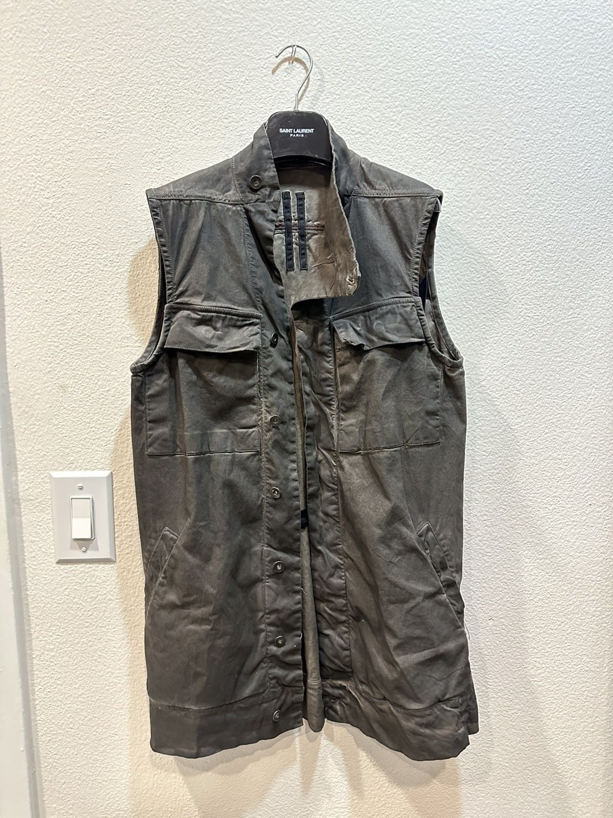 Rick Owens Mud Clot Slave Vest M Size US M / EU 48-50 / 2 - 3 Thumbnail