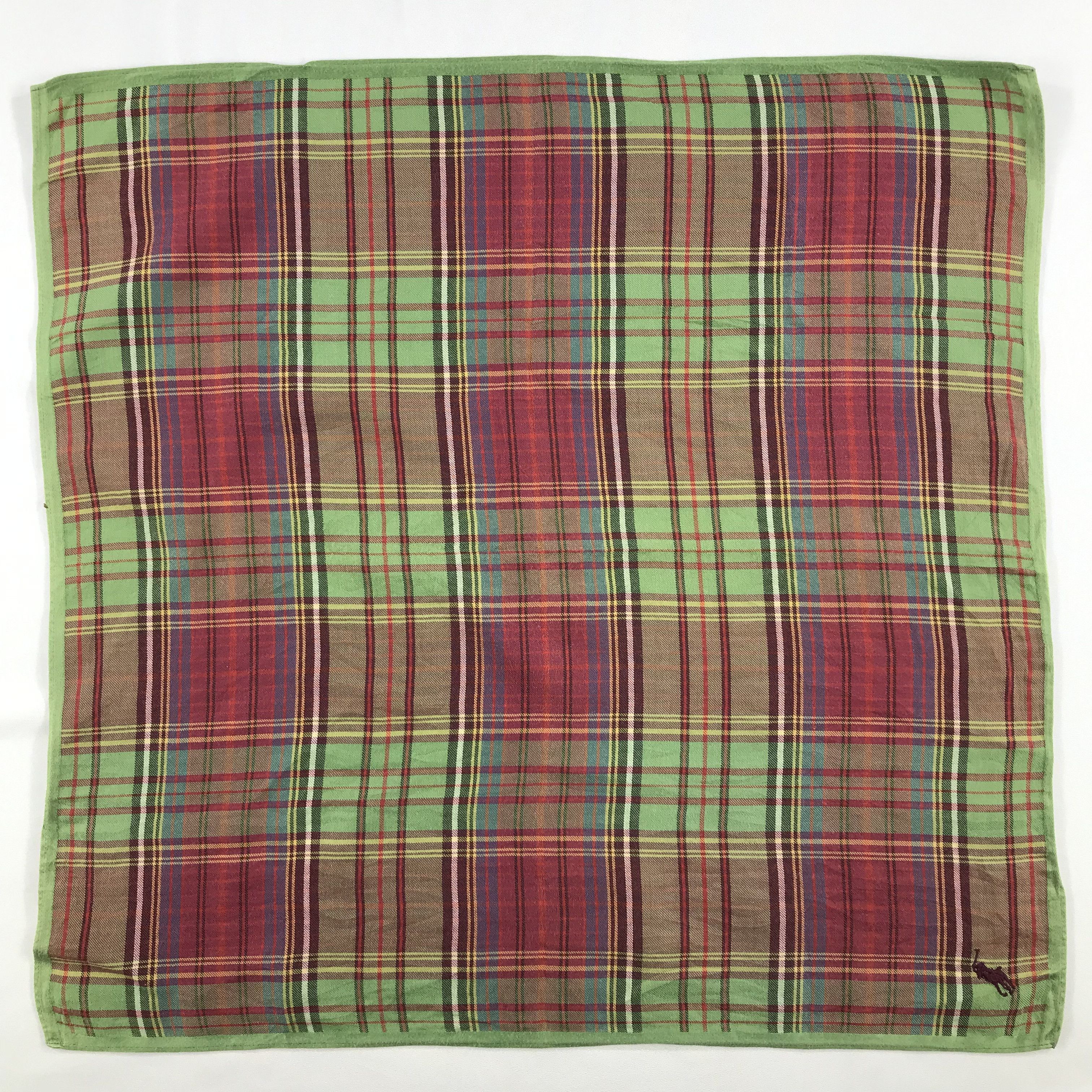 Polo Ralph Lauren × Vintage Polo Ralph Lauren Bandana / Handkerchief/Neckerchief -S2767A Size ONE SIZE - 1 Thumbnail