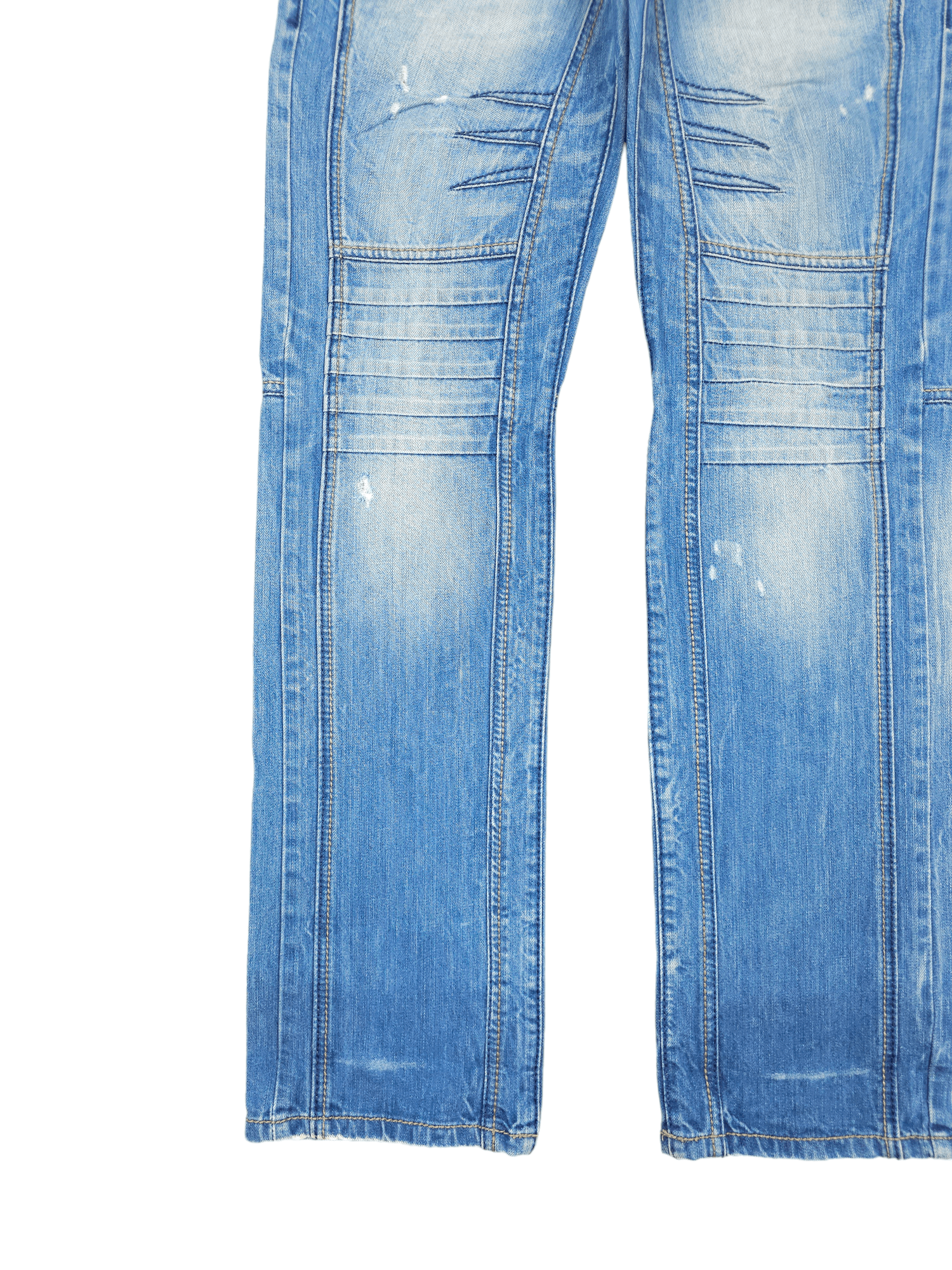Japanese Brand 💎 Size 31/34 Cipo & Baxx Y2K Double Knee Denim Jeans Size US 31 - 10 Thumbnail