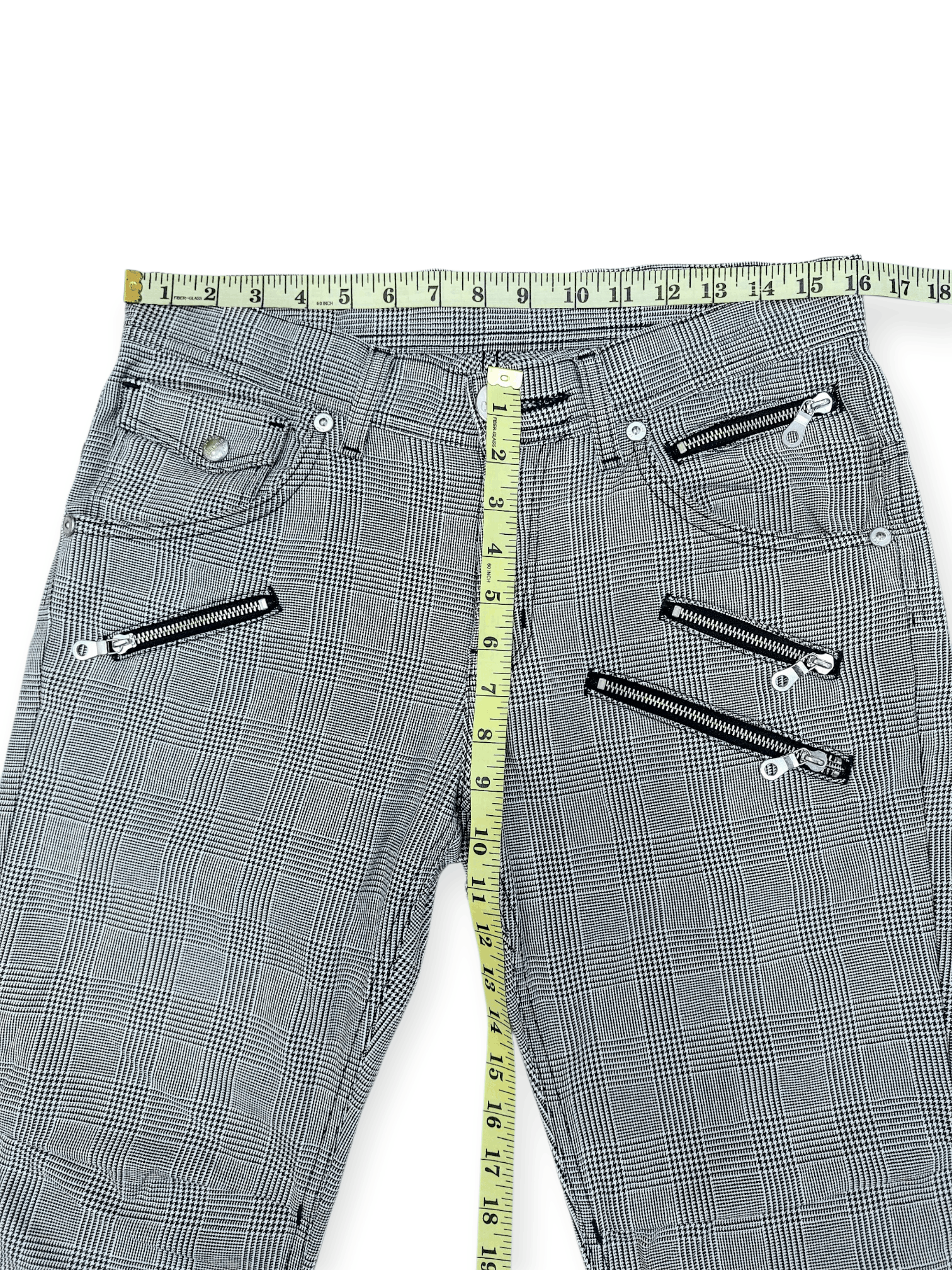 Lee Lee Cowboy Multi Zipped Nova Check Denim Size US 30 / EU 46 - 16 Thumbnail