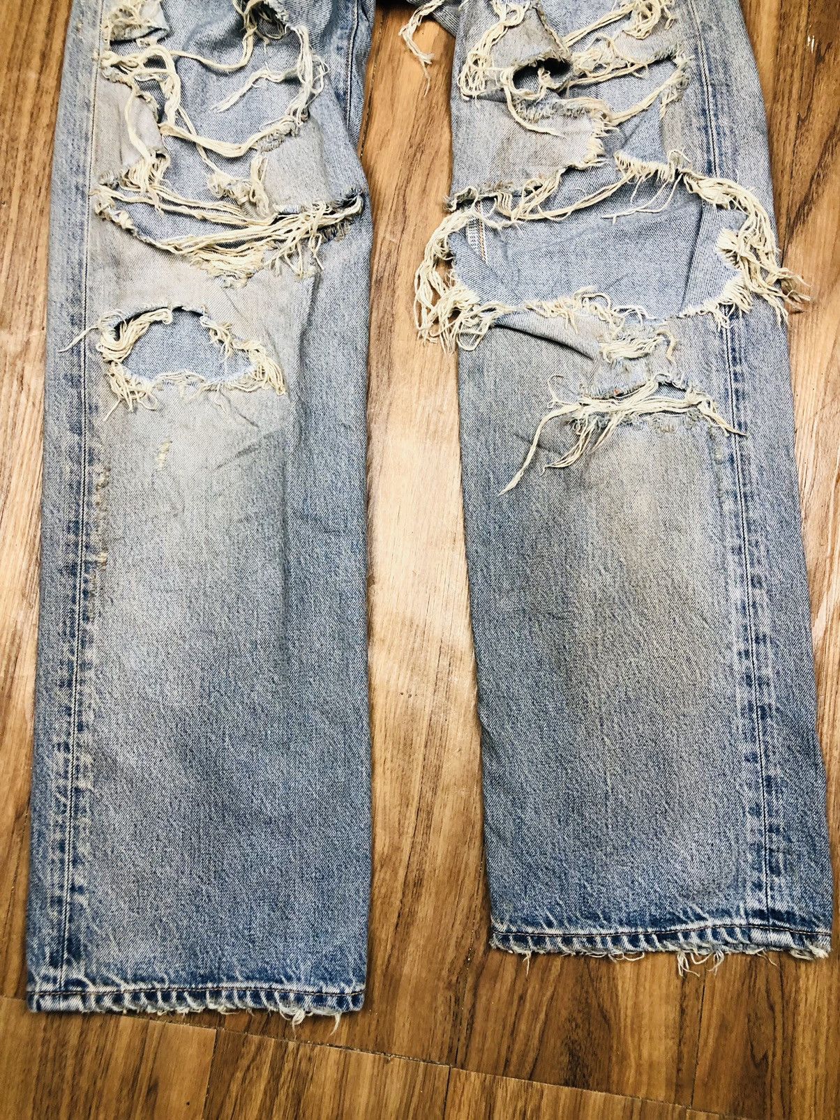MOUSSY Distressed Moussy Denim Jeans (21) Size 23" - 4 Thumbnail