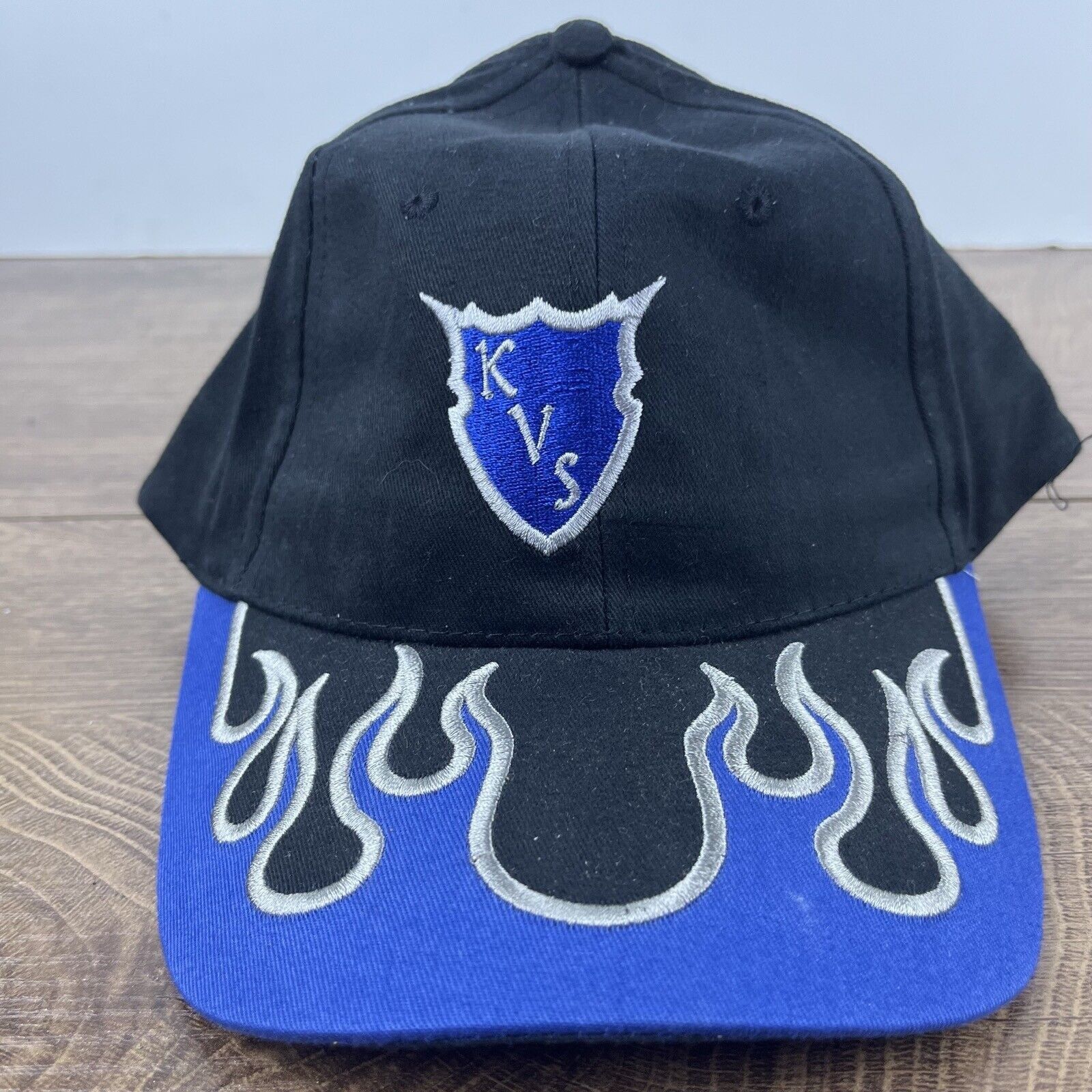 Other KVS Devils Hat Black Cap Blue Devils Hat Adjustable Hat Blac Size ONE SIZE - 4 Thumbnail