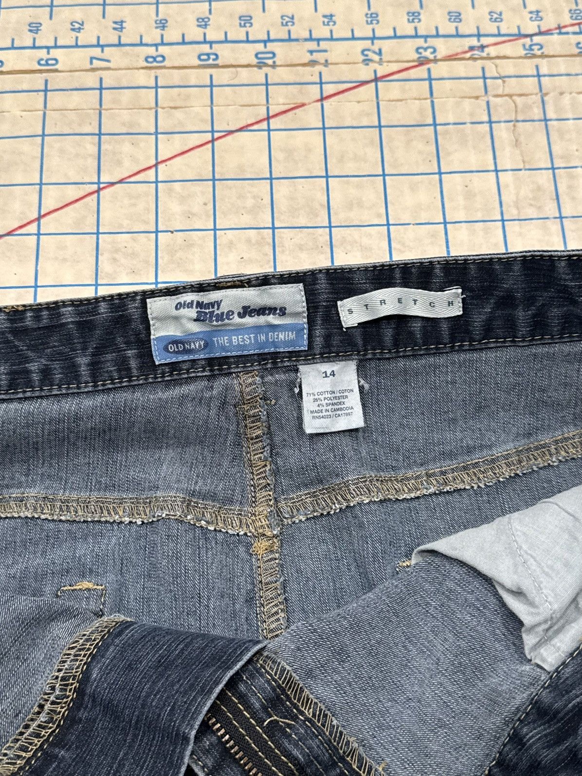 Old Navy Vintage Y2K Old Navy Jean Skirt Women’s Size 14 Dark Blue Size 36" / US 14 / IT 50 - 5 Thumbnail