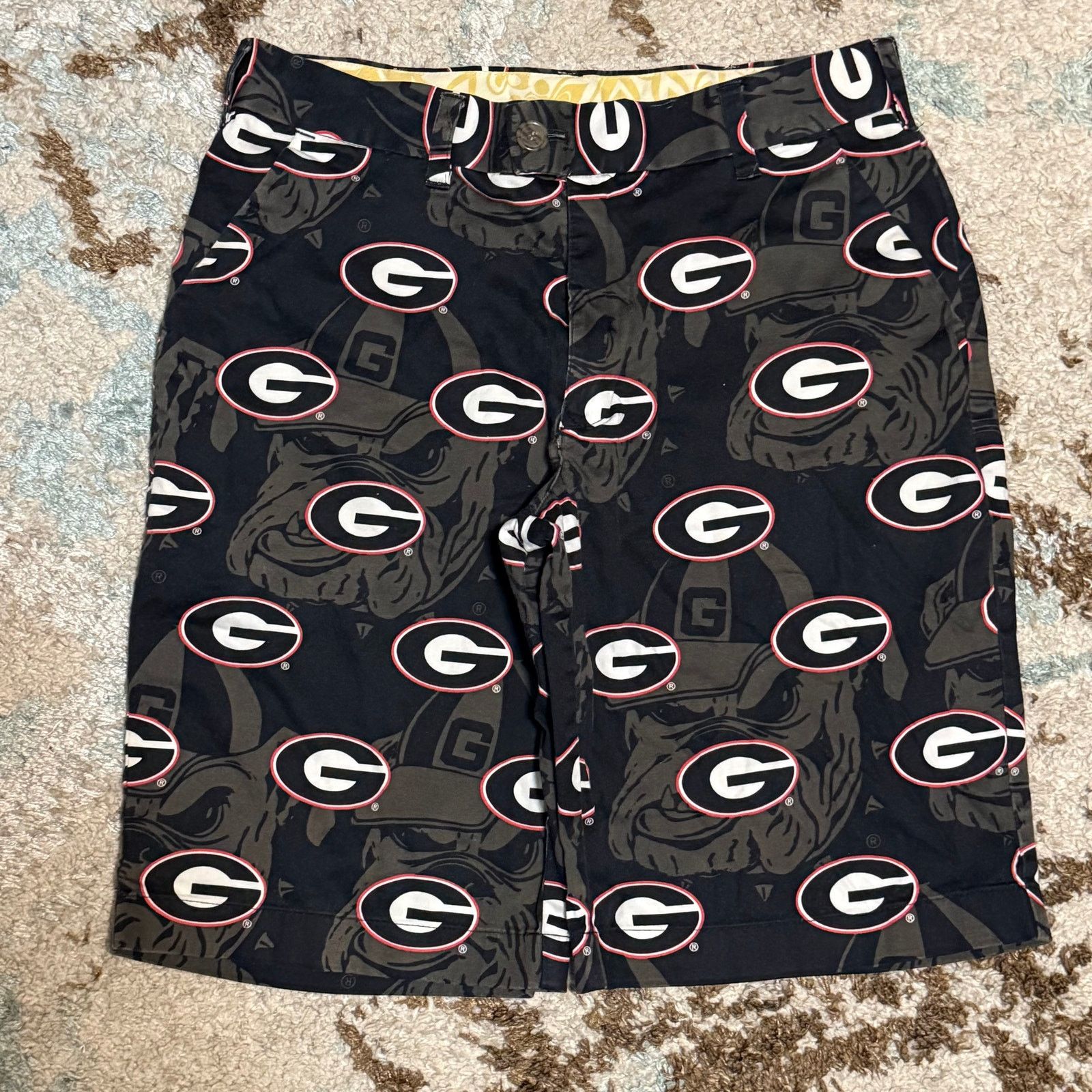 NCAA Loudmouth Georgia Bulldogs UGA Golf Shorts Size 30 Size US 30 / EU 46 - 1 Thumbnail