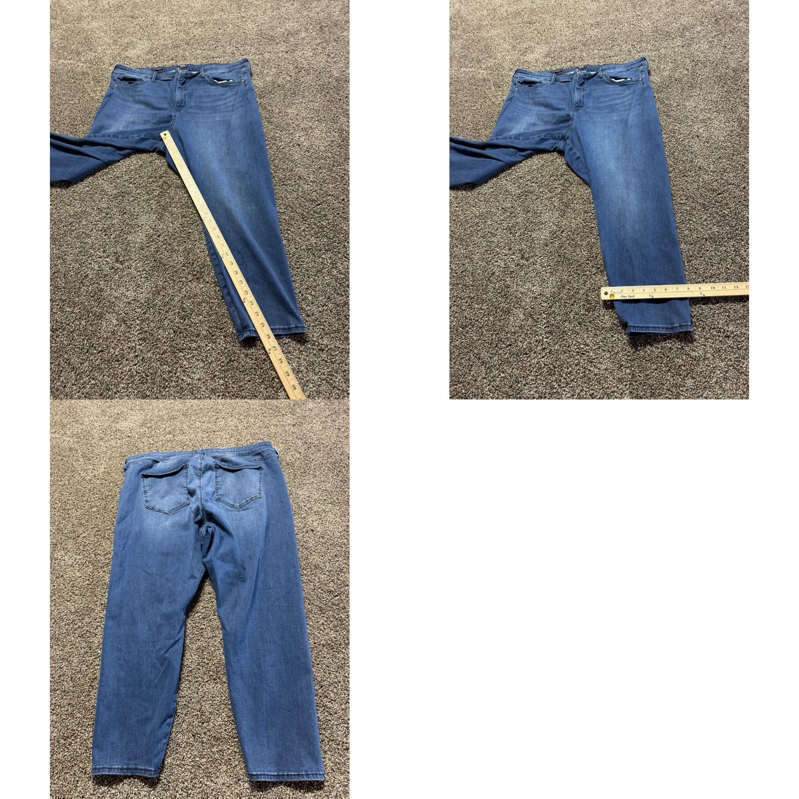 NYDJ NYDJ Women's Pants 22W Blue Denim Skinny Flex Stretch Ankle Plus Size 22WP Womens Shirts? Size 40" / US 18 - 8 Thumbnail