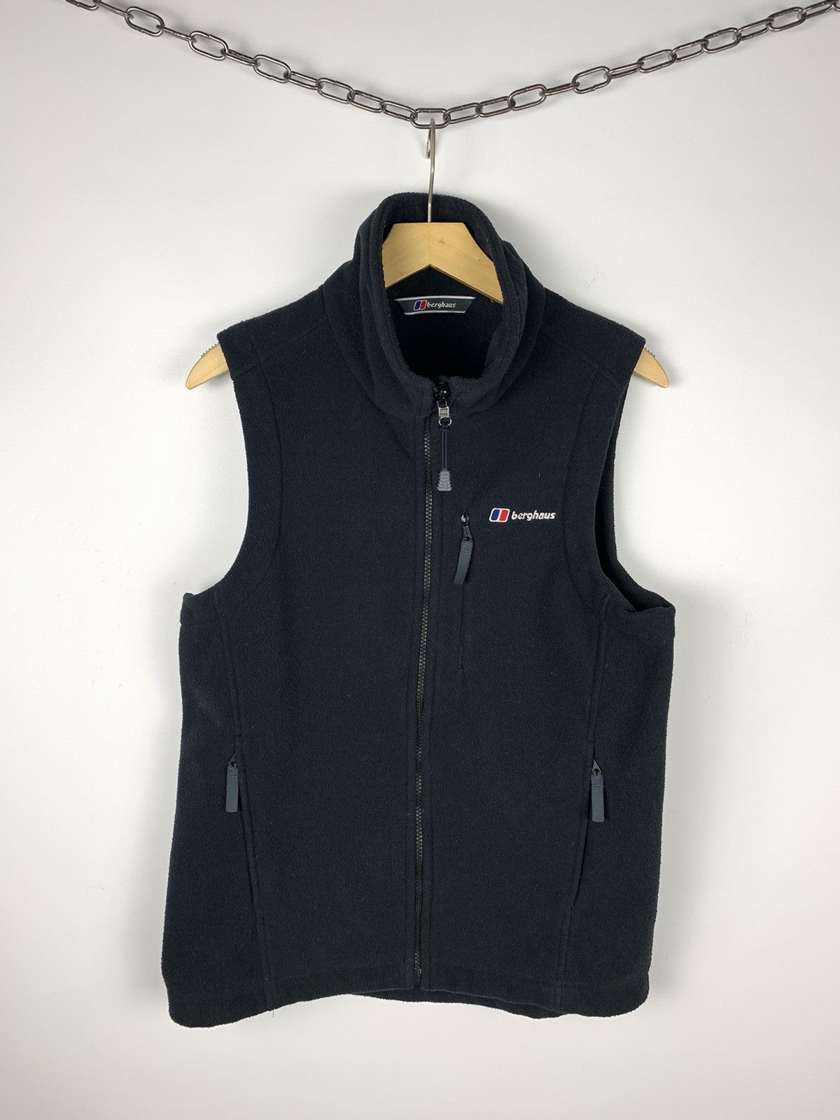 Berghaus Berghaus Full Zip Vest Sleeveless Gilet Jacket Size S Black Size US S / EU 44-46 / 1 - 1 Thumbnail