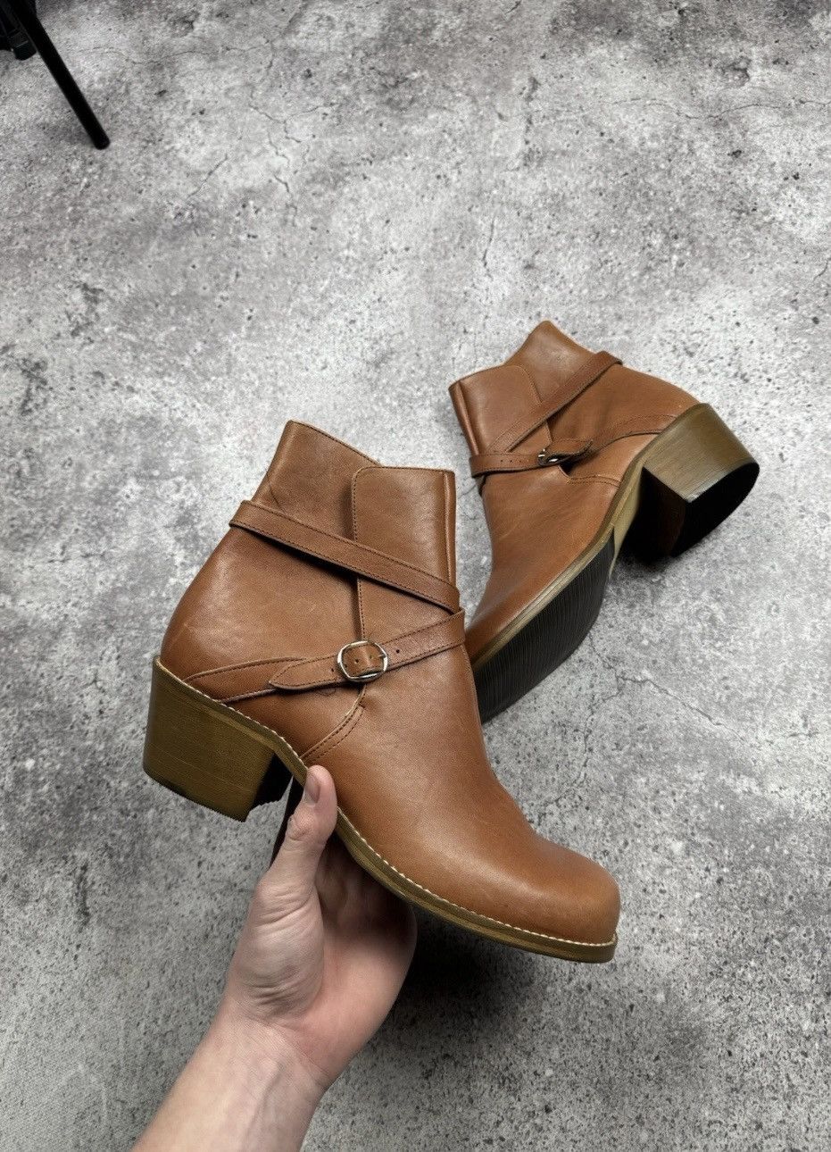 A.S.98 STRAPS BELTED A.S 98 style Boots Leather Style Rick Owens Size US 11 / EU 44 - 7 Thumbnail