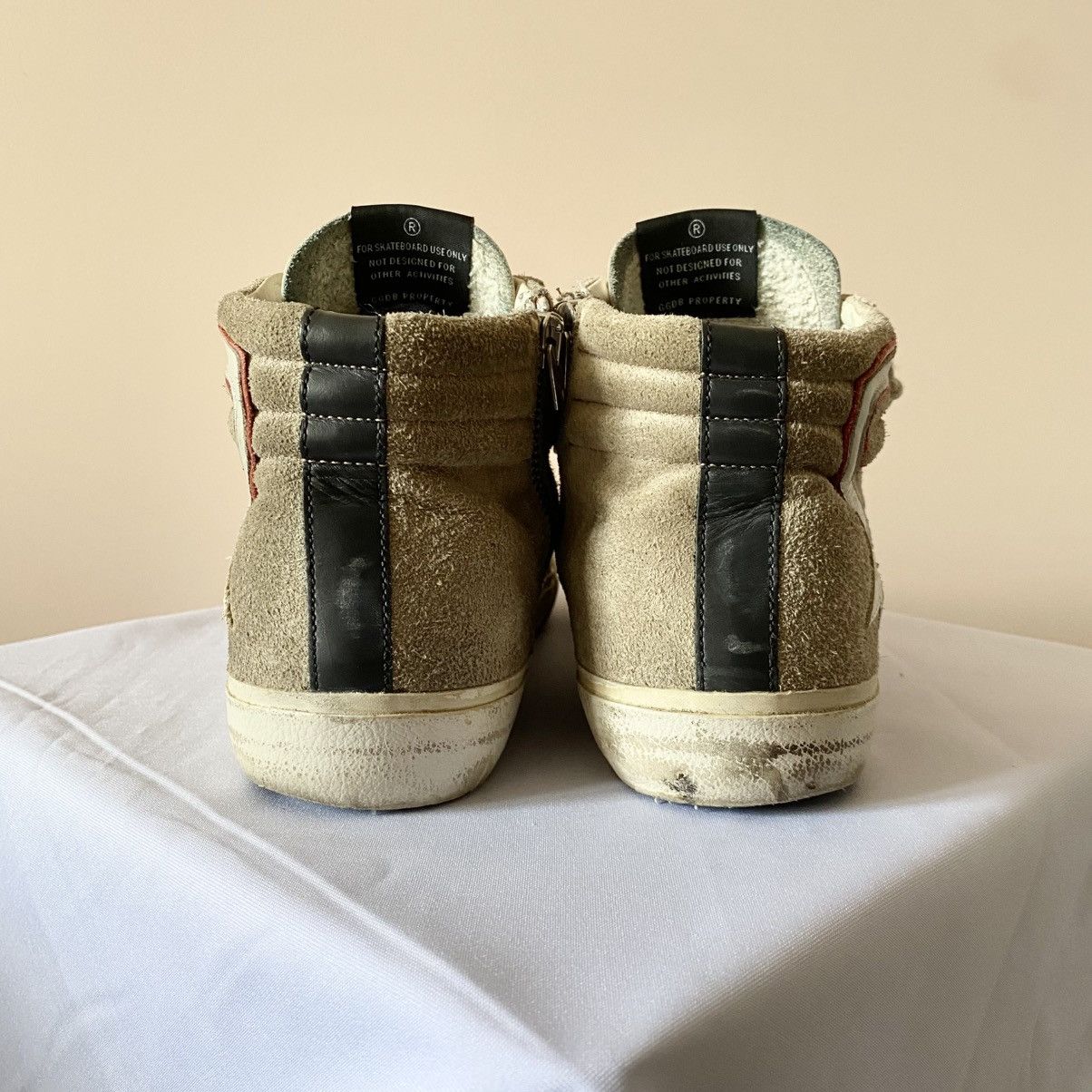 Golden Goose Golden Goose GGDB Slide High Top Sneakers Shoes Size US 9 / IT 39 - 5 Thumbnail