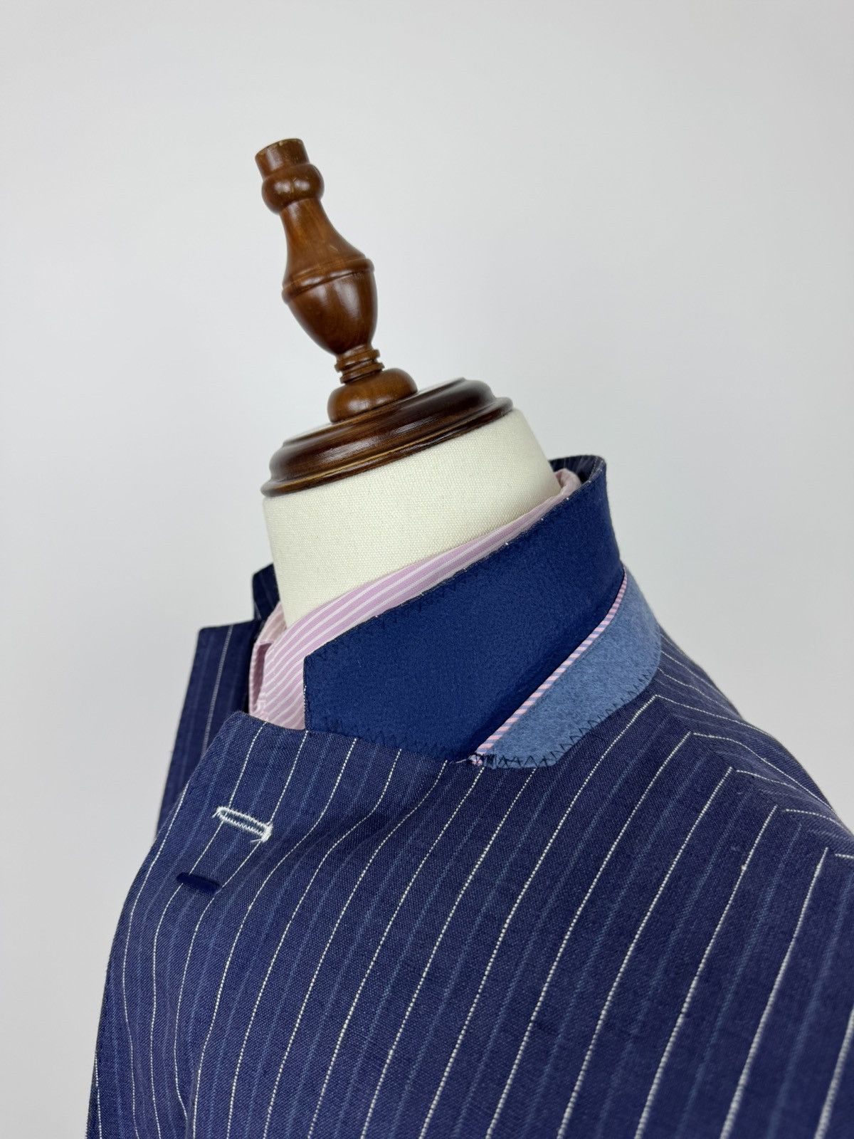 Marks & Spencer Mark&Spencer NOVA Luxury Fides Italian Fabric Linen Blazer Size 44R - 9 Thumbnail