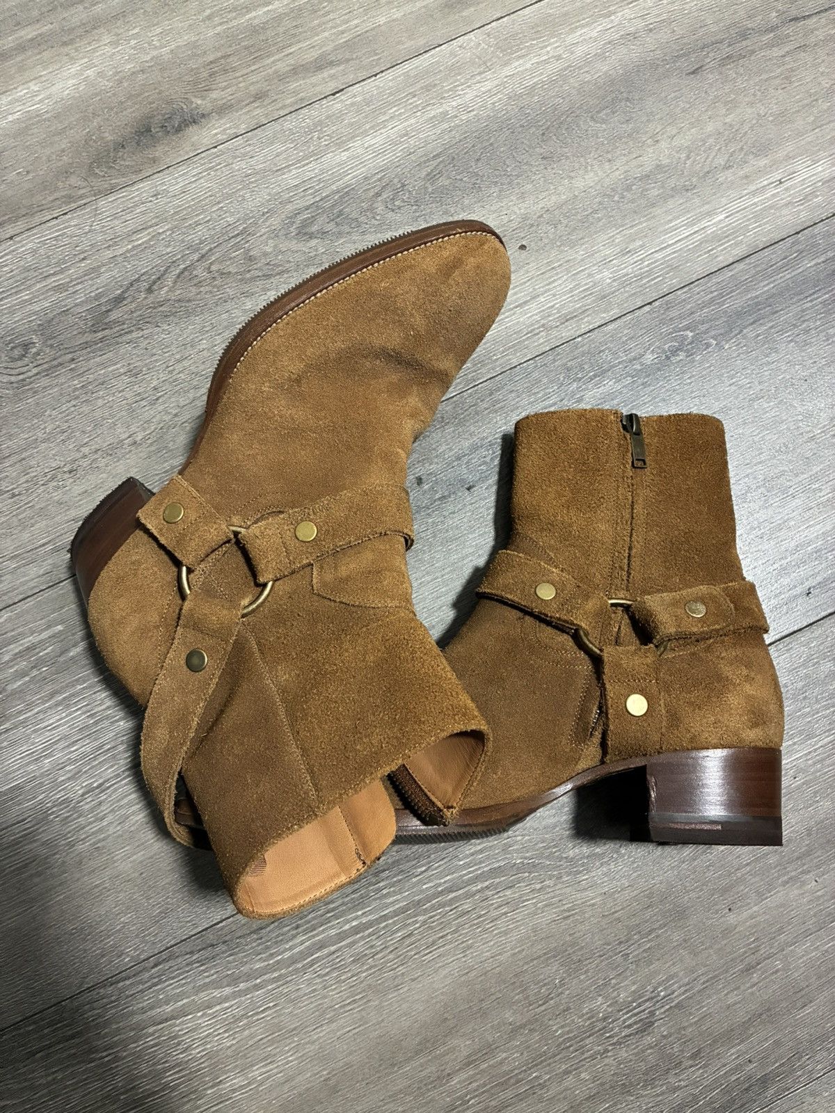 Saint Laurent Paris Harness Wyatt 40.5 Size US 8 / EU 41 - 1 Thumbnail