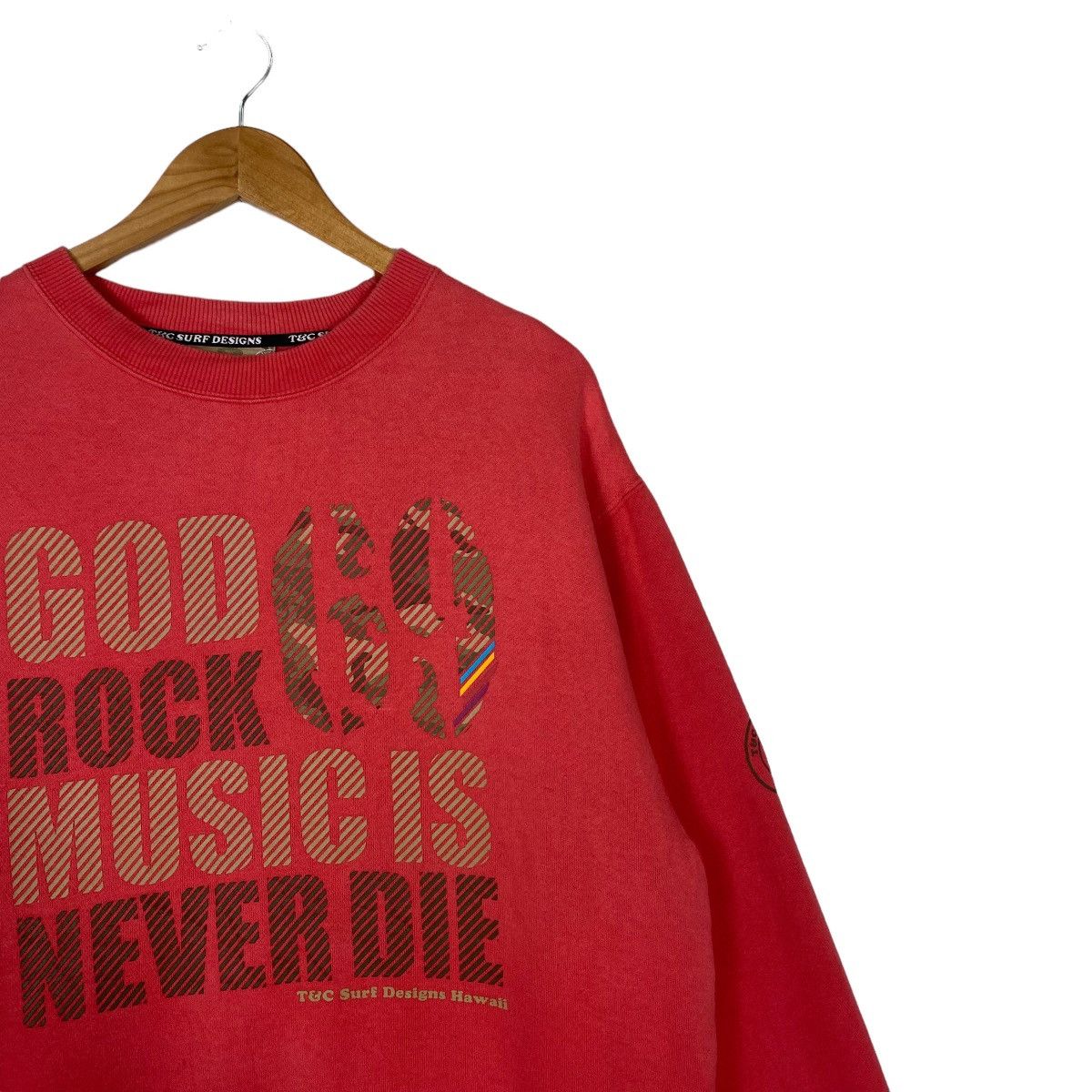Japanese Brand Vintage TnC Hawaii Surf Design Big Logo Crewneck Sweatshirt Size US L / EU 52-54 / 3 - 6 Thumbnail