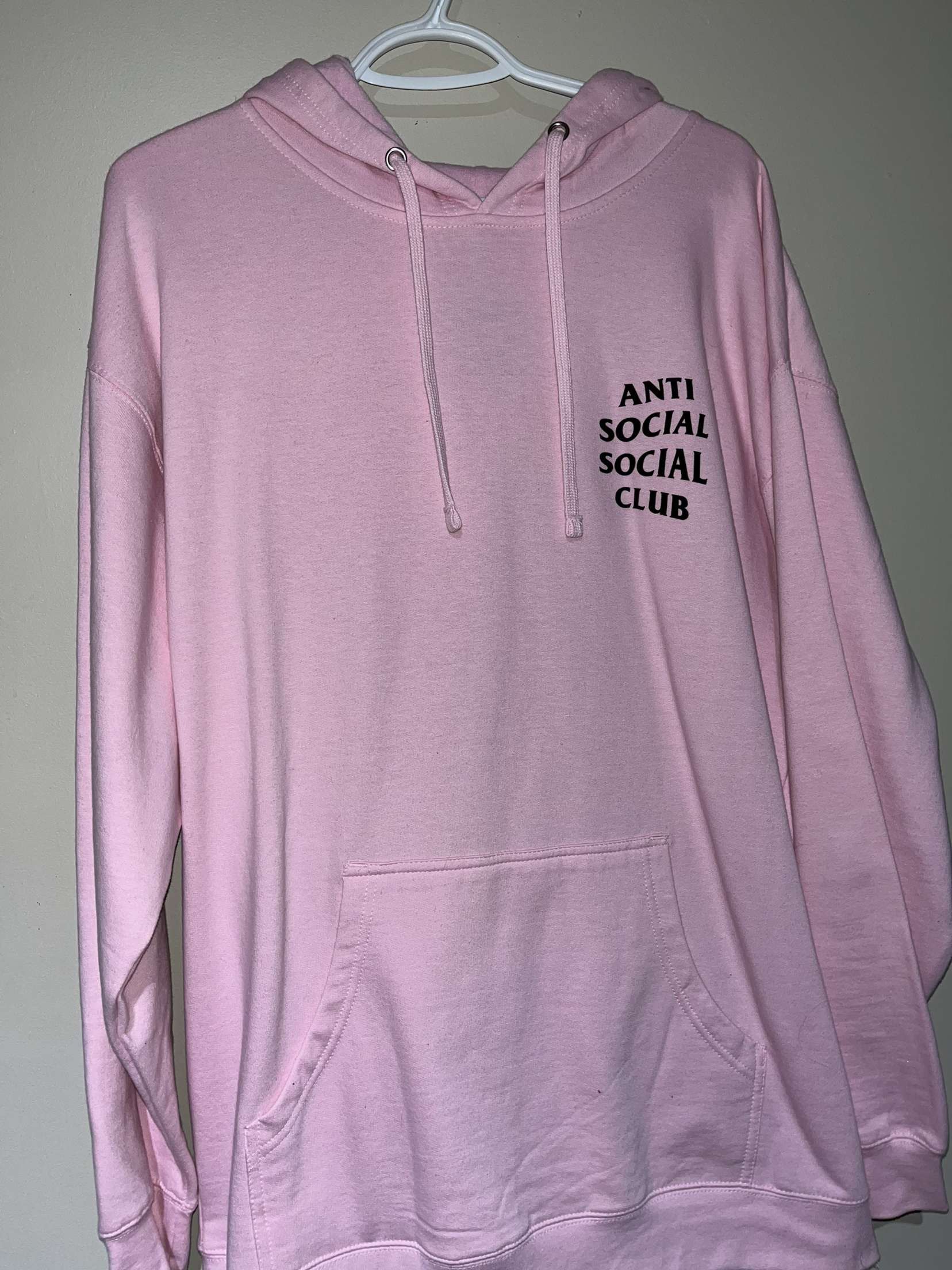 Pink Anti Social Social Club Hoodie